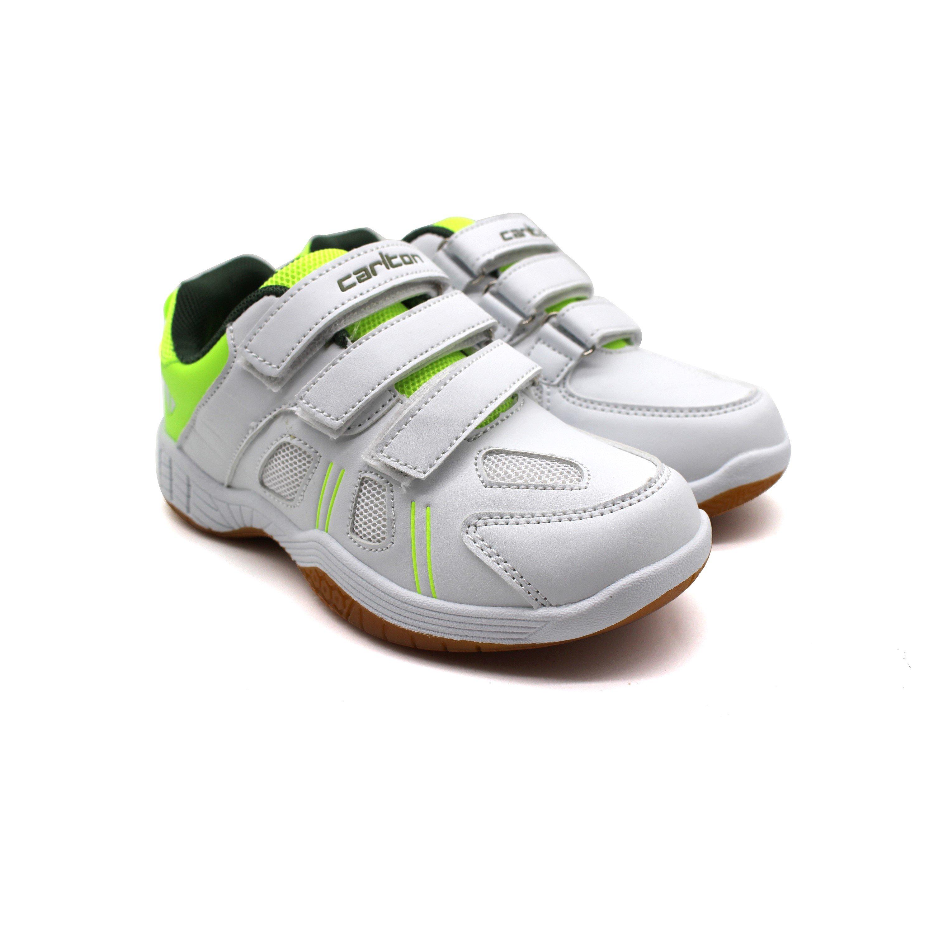 WHITE/LEMONGREE - Carlton - CC-109K Badminton Trainers Juniors - 3