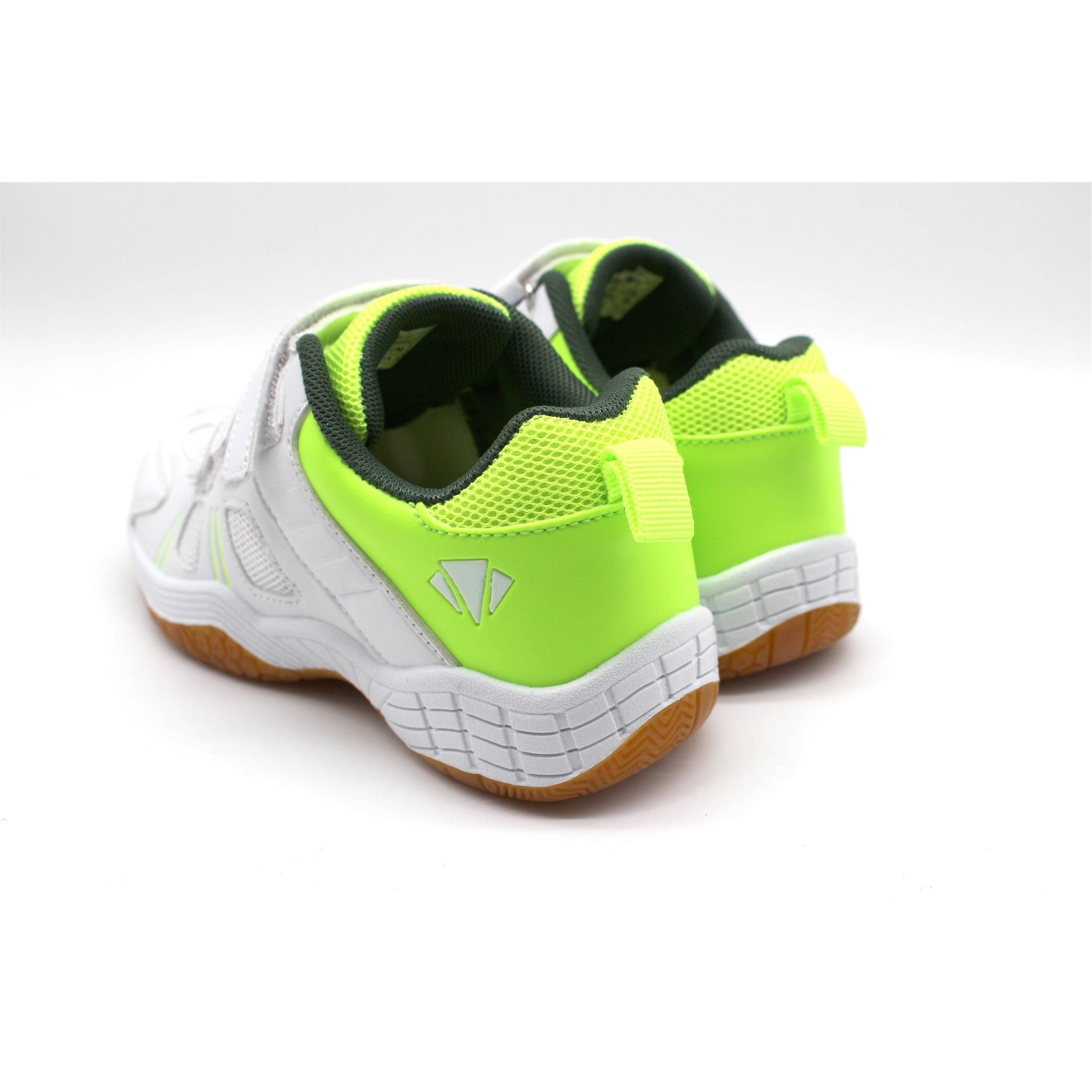 WHITE/LEMONGREE - Carlton - CC-109K Badminton Trainers Juniors - 4