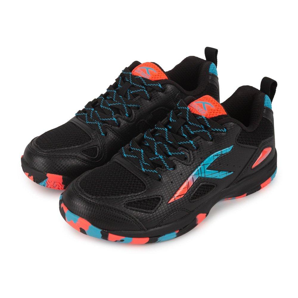 BLACK/ORANGE - Hundred - Hundred Galaxy Badminton Trainers Childrens - 7