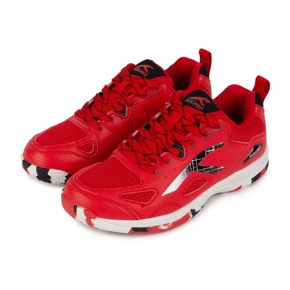 RED/BLACK - Hundred - Hundred Galaxy Badminton Trainers Juniors - 7