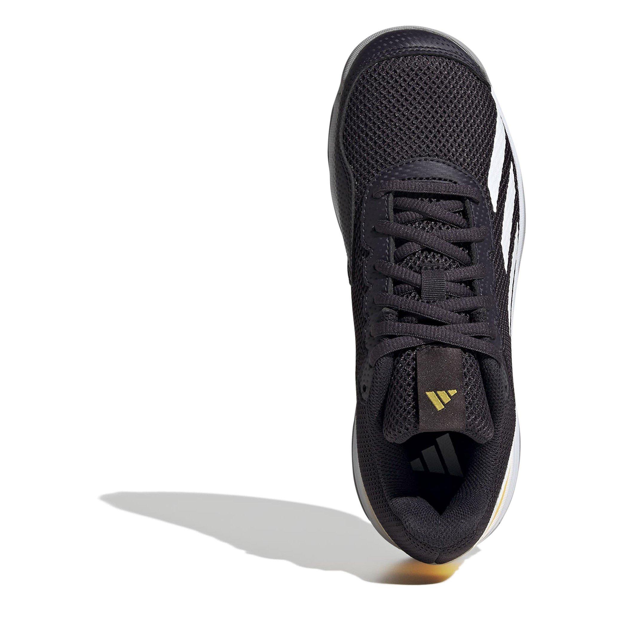 Aurora Black/Ft - adidas - Courtflash Tennis Shoes Juniors - 5