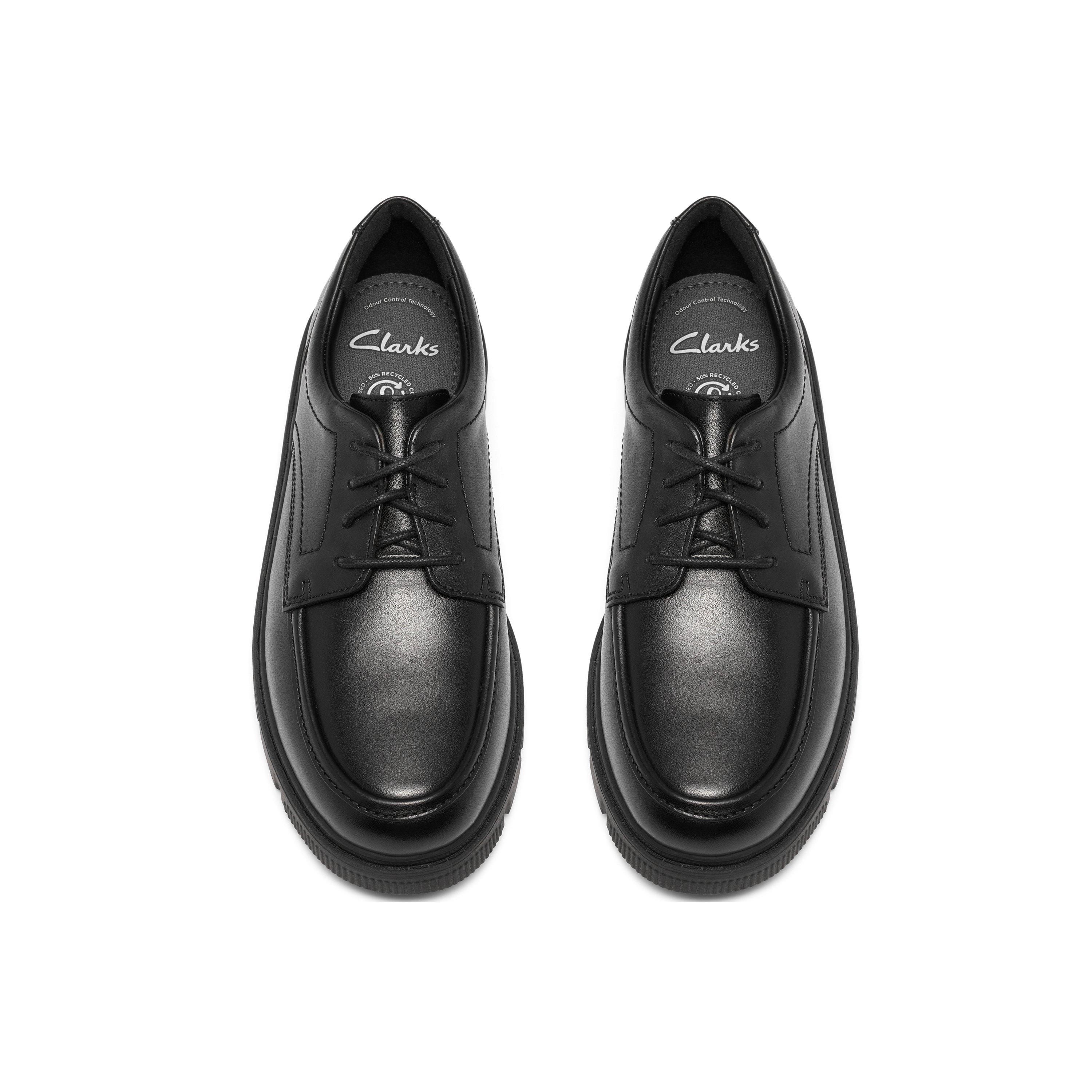 Black - Clarks - Clarks Lorcam Lane Y Jn62 - 6