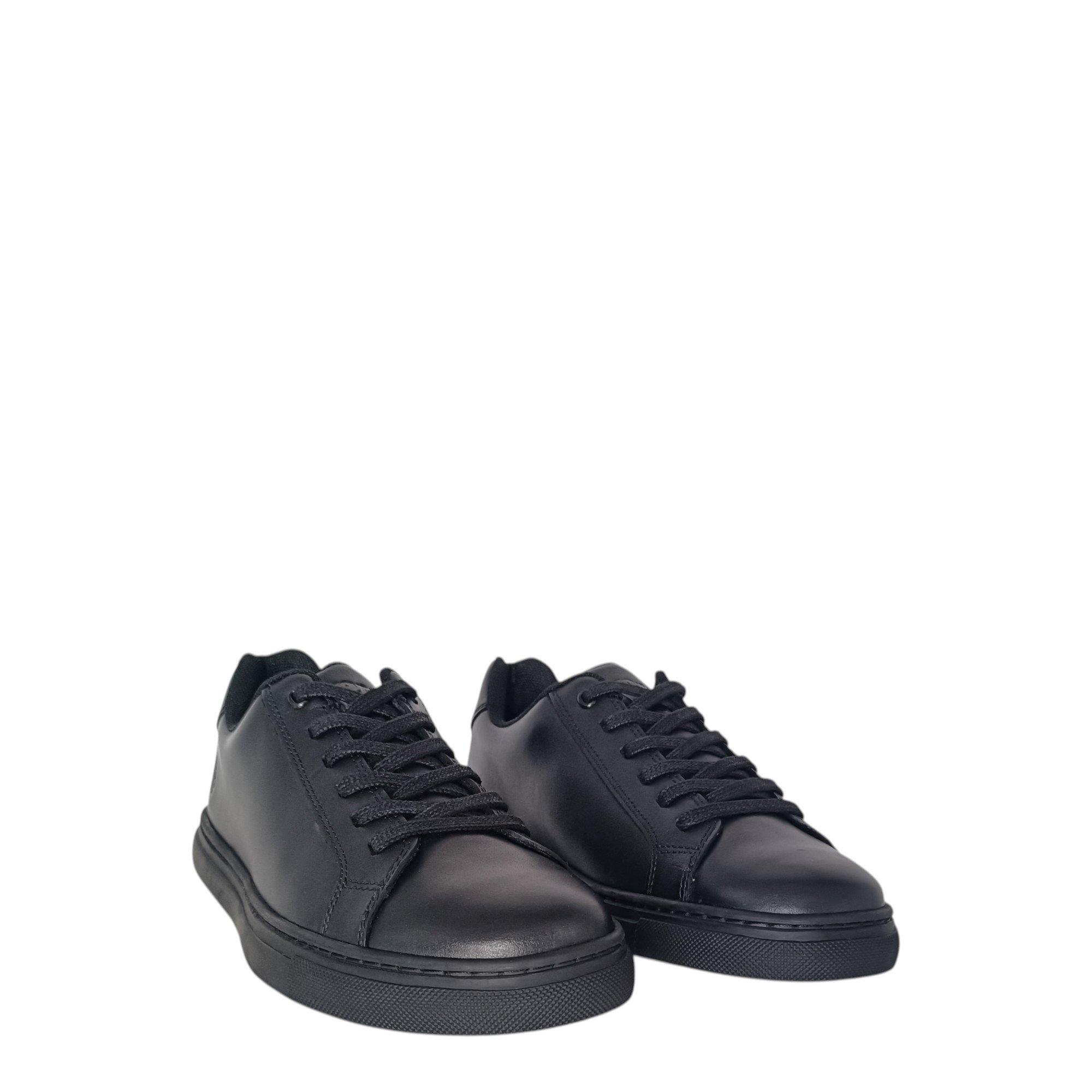Black - Pretty Green - Kids' Latham Moc Toe Formal Shoes - 3