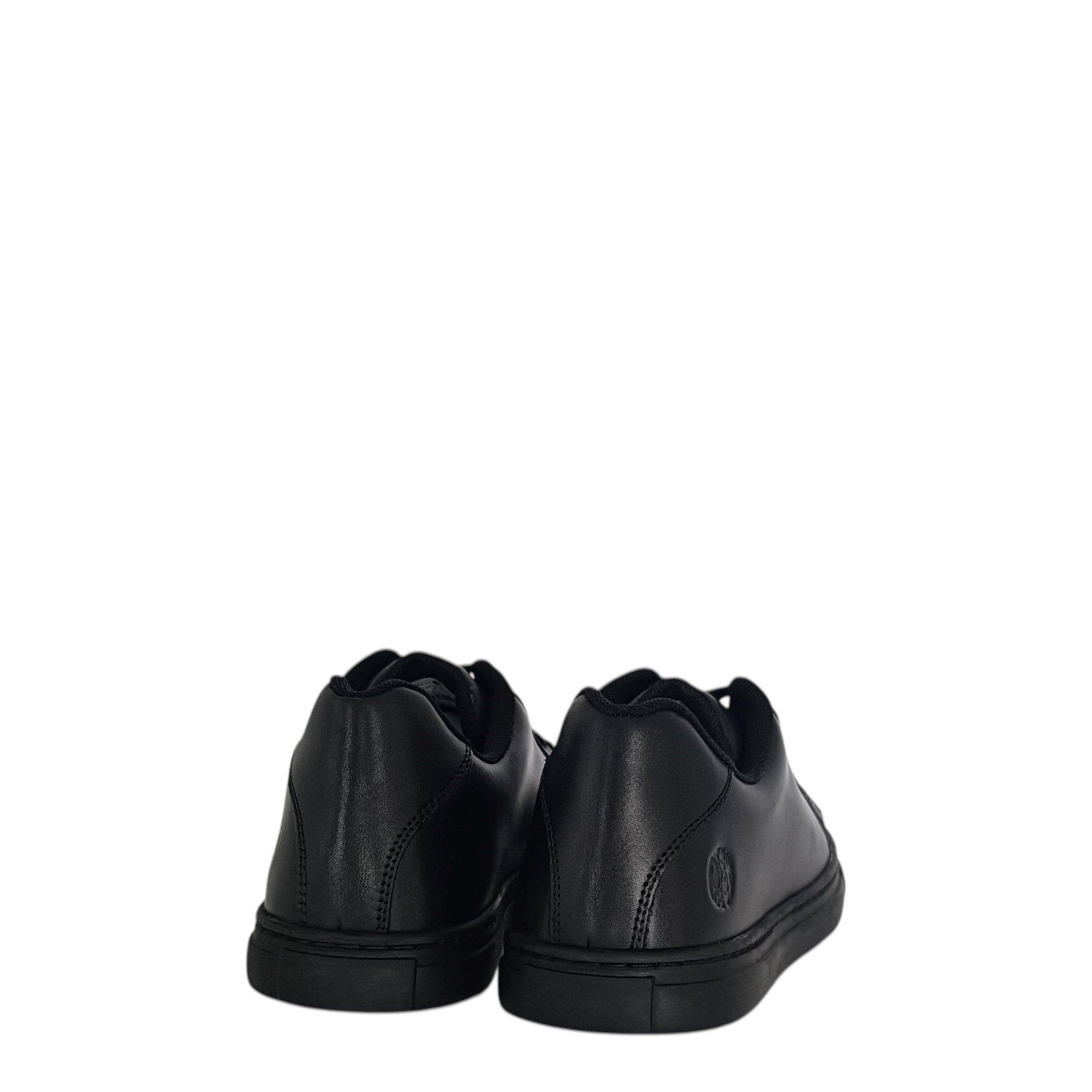 Black - Pretty Green - Kids' Latham Moc Toe Formal Shoes - 4