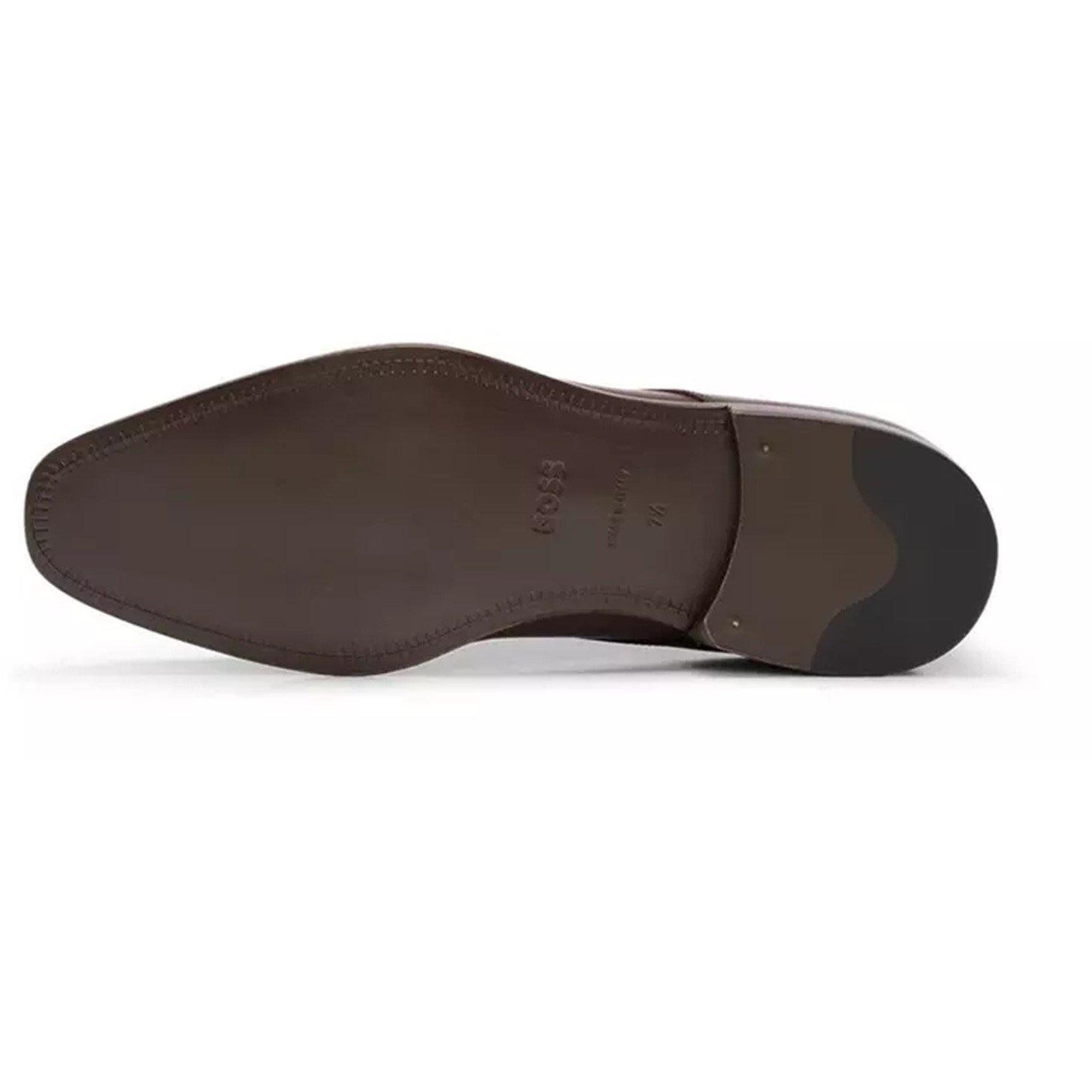 Medium Brown - Boss - Kids' Lisbon Derby Shoes - 4