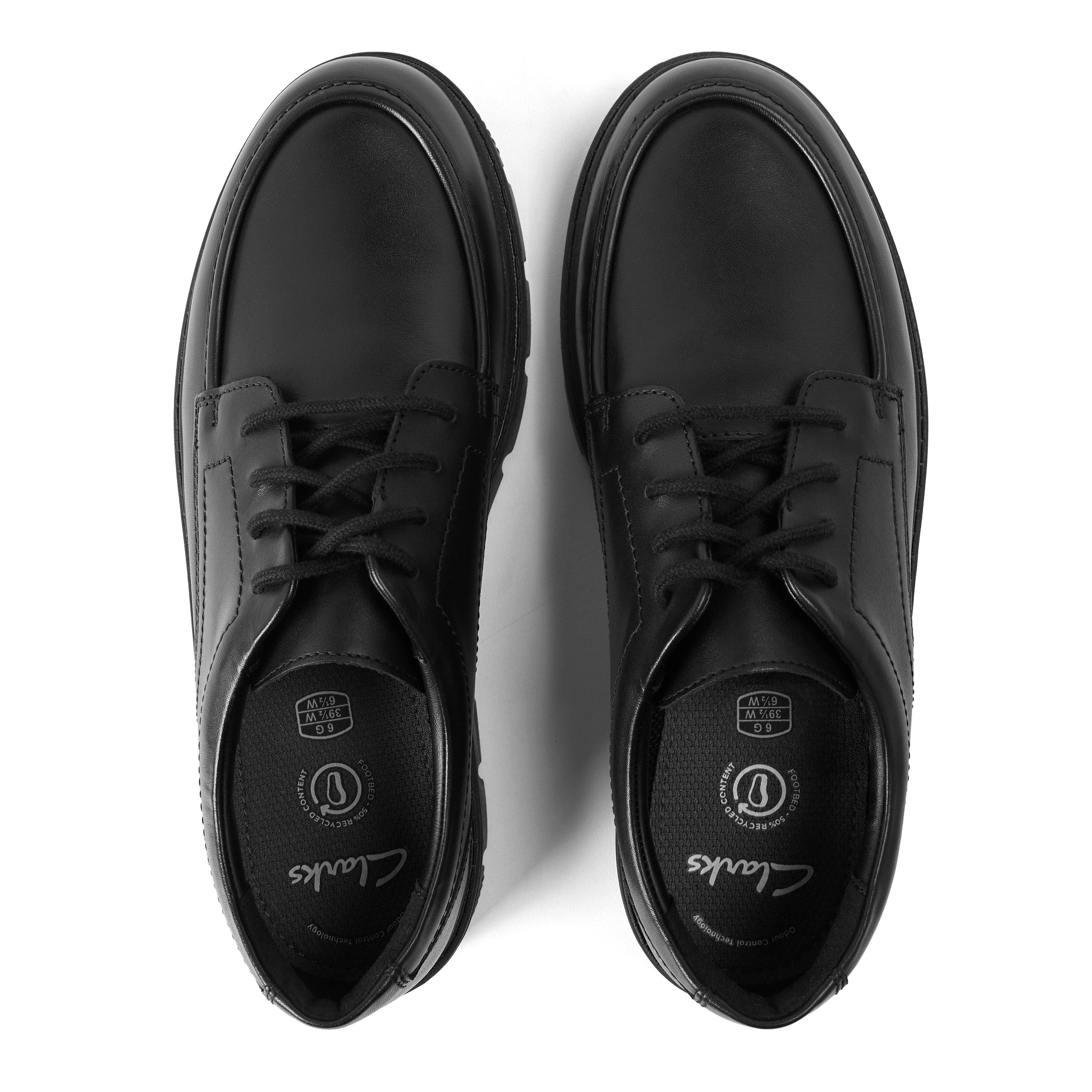 Black - Clarks - Clarks Lorcam Lane Y Jn62 - 4