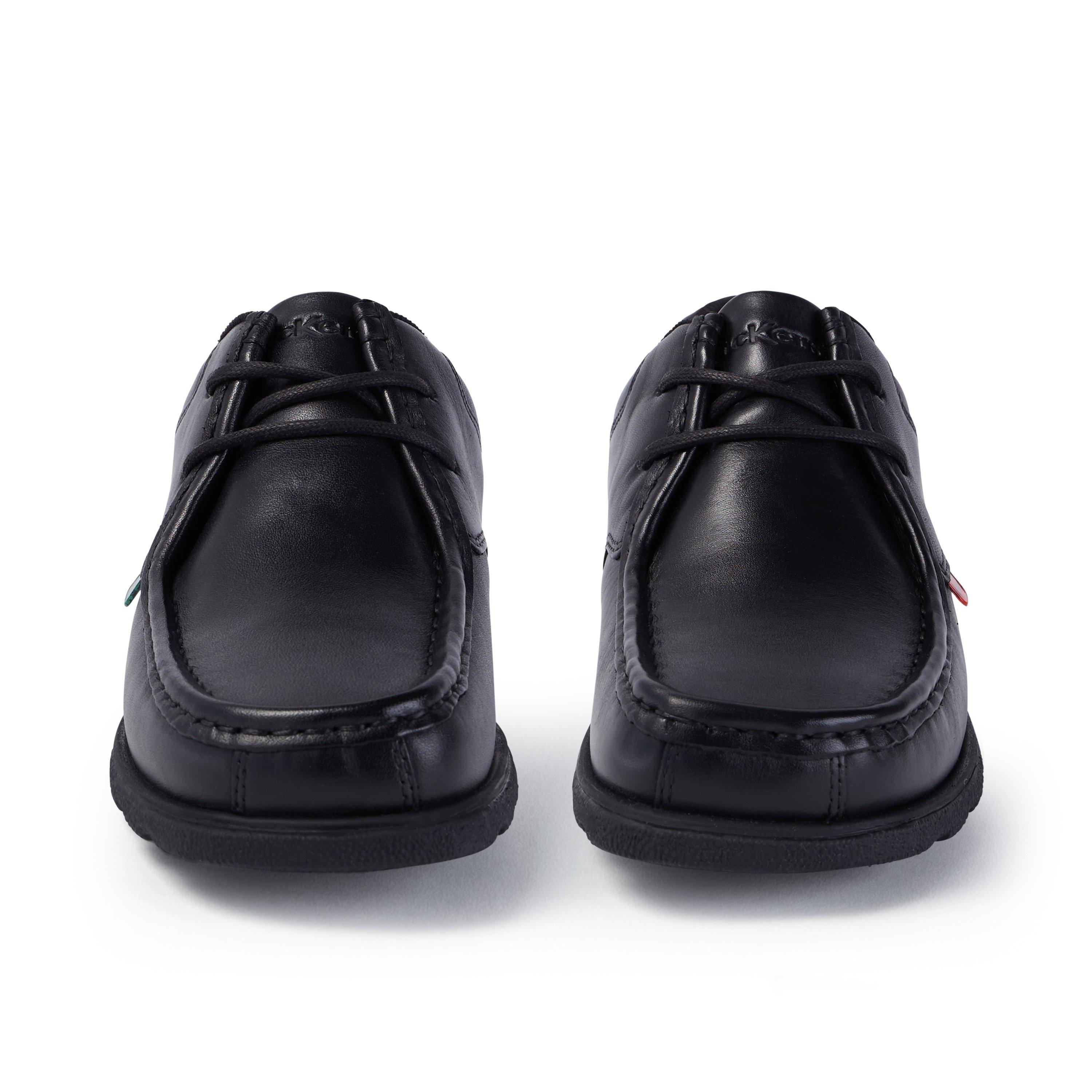 Schwarz - Kickers - Fragma Lace Up Kids Shoes - 2