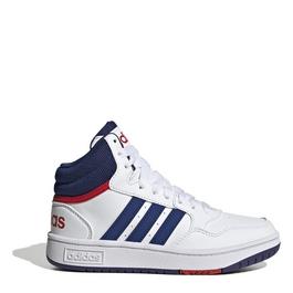 adidas Hoops Mid High Tops Junior Boys