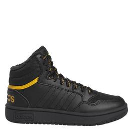 adidas Hoops Mid- High Tops Junior Boys