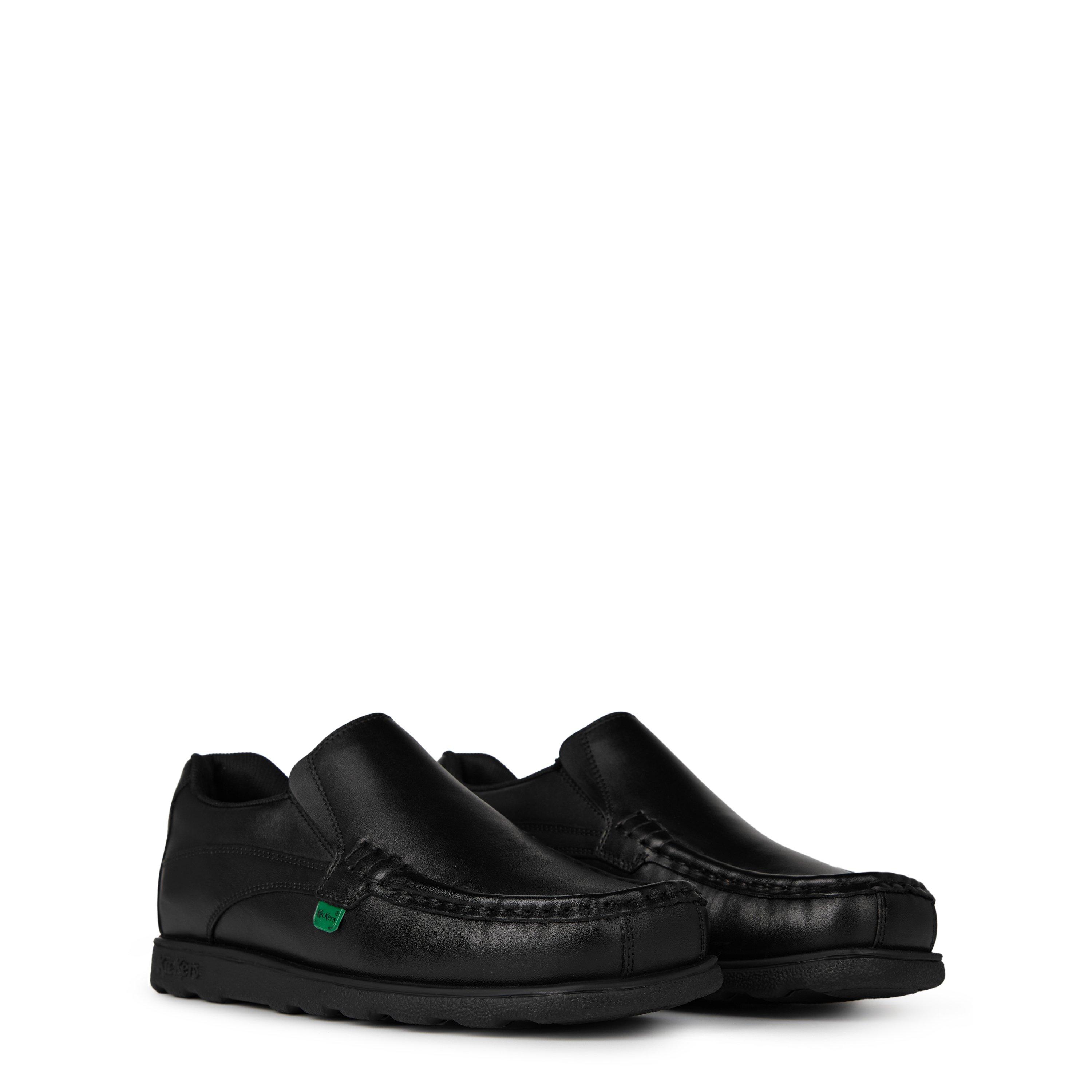 Black - Kickers - Fragma Slip On Junior Boys Shoes - 3