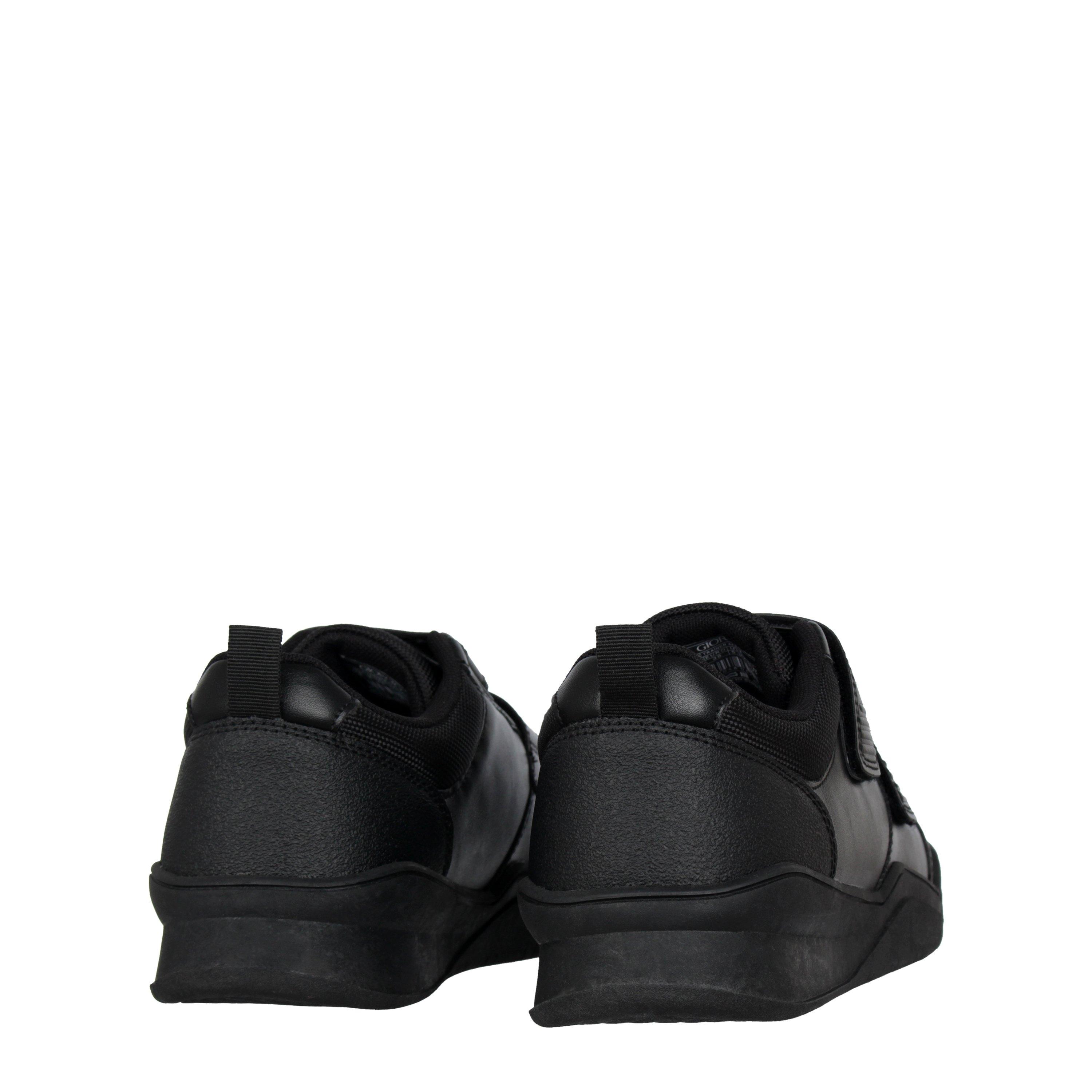 Zwart - Giorgio - Velcro Trainers Juniors - 4