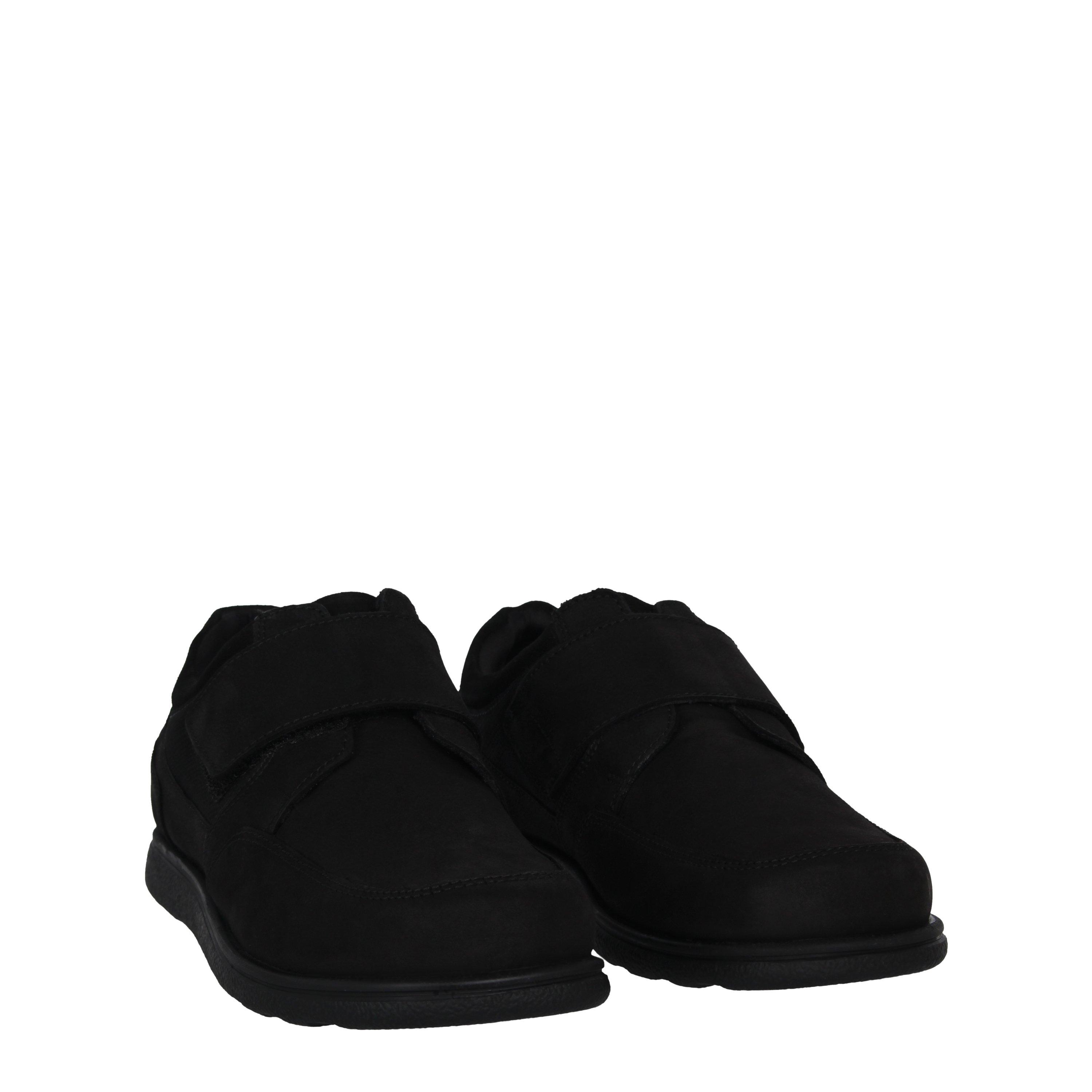 Black - Kangol - Kids' Leather Moc Toe Formal Shoes - 3