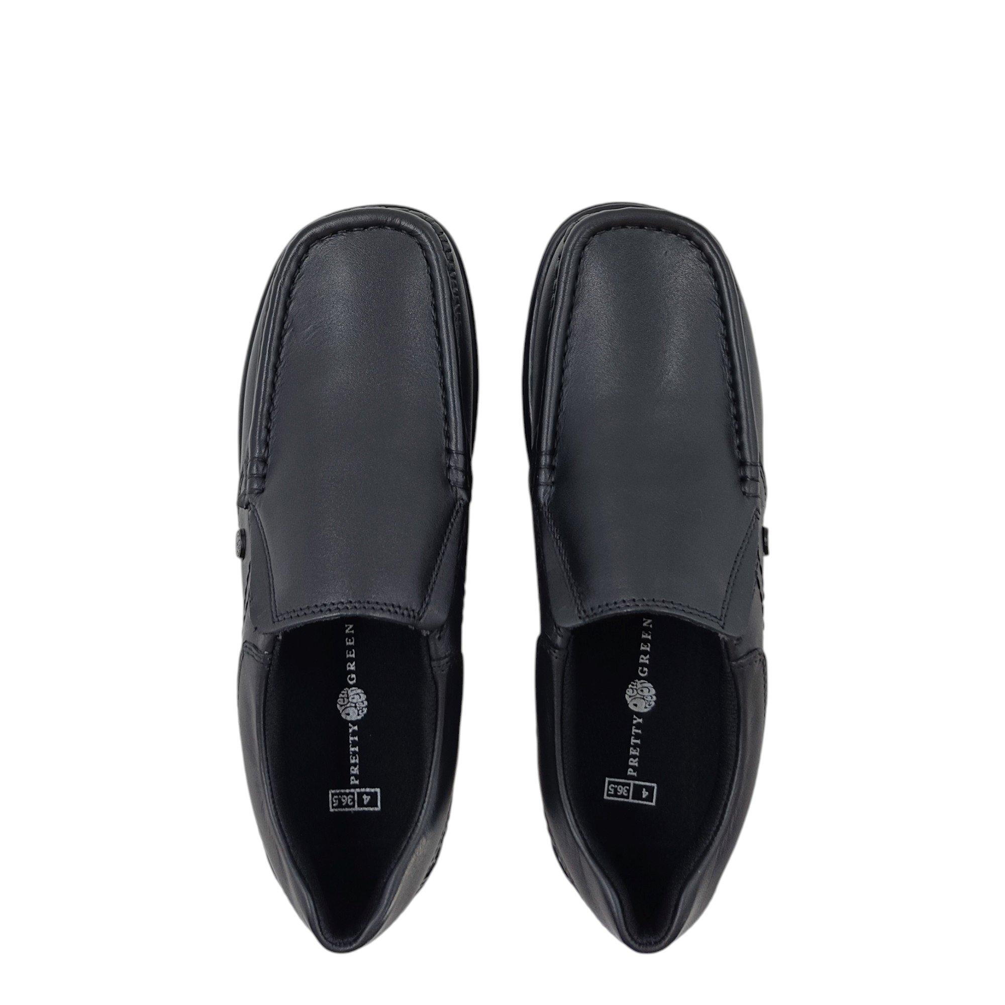 Nero - Pretty Green - Waltham Moc Toe Formal Shoes - 5