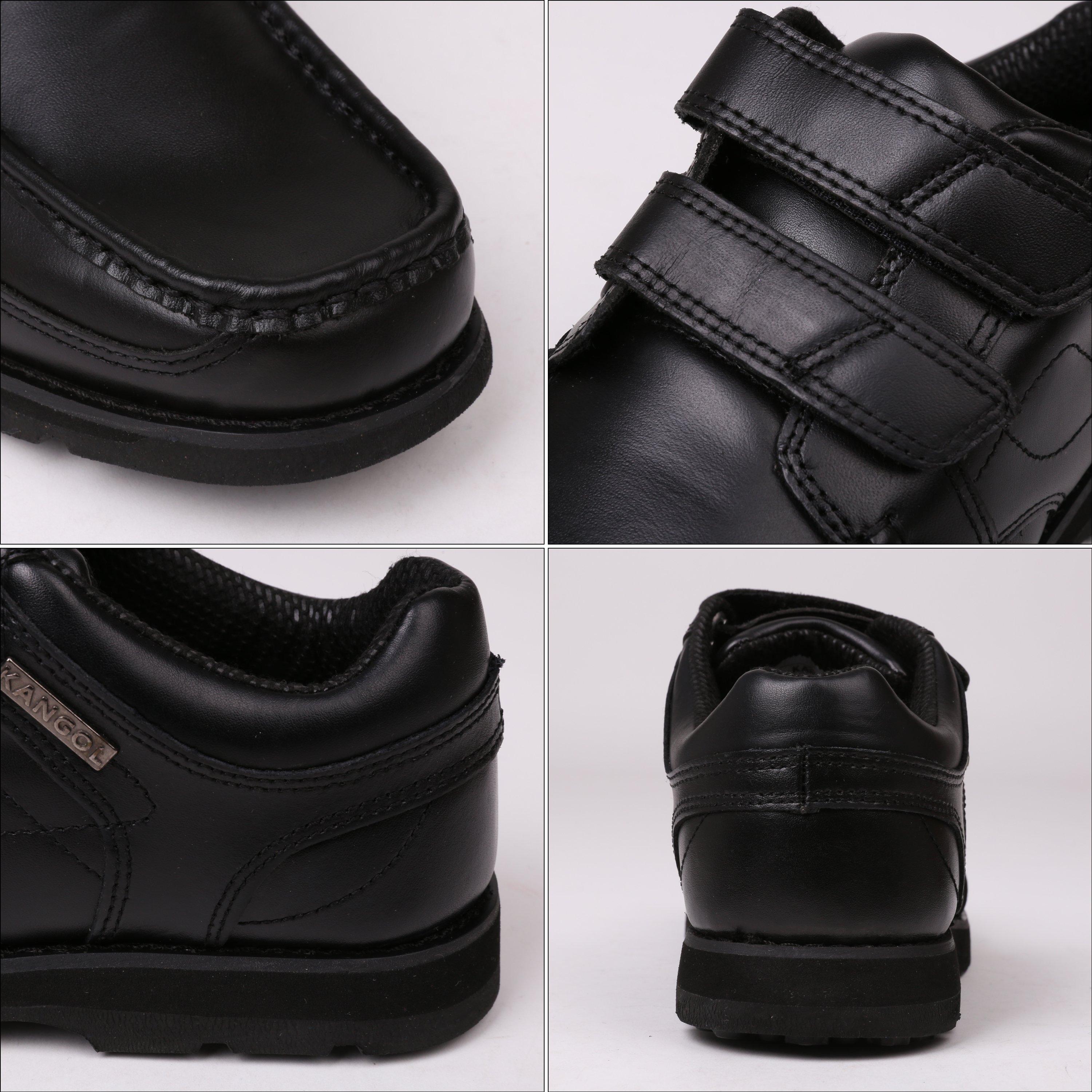 Black - Kangol - Harrow Strapped Shoes Juniors - 6