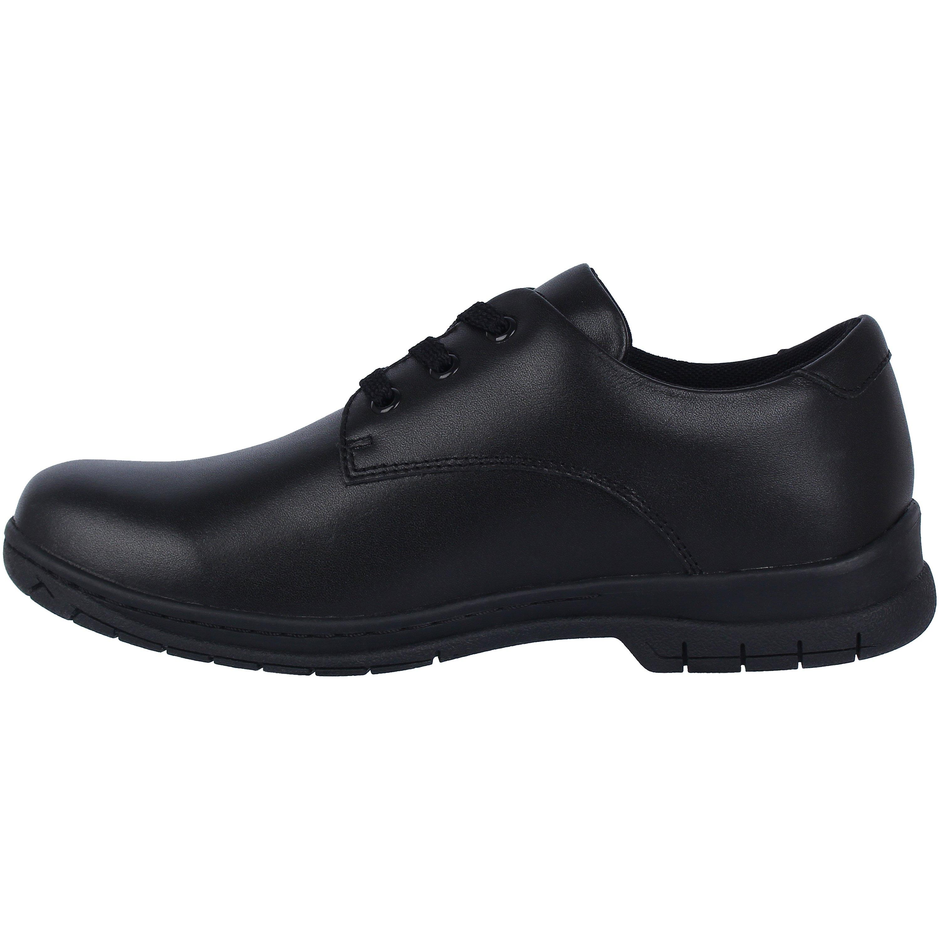 Black - Kangol - Churston Lace Up Junior Shoes - 4