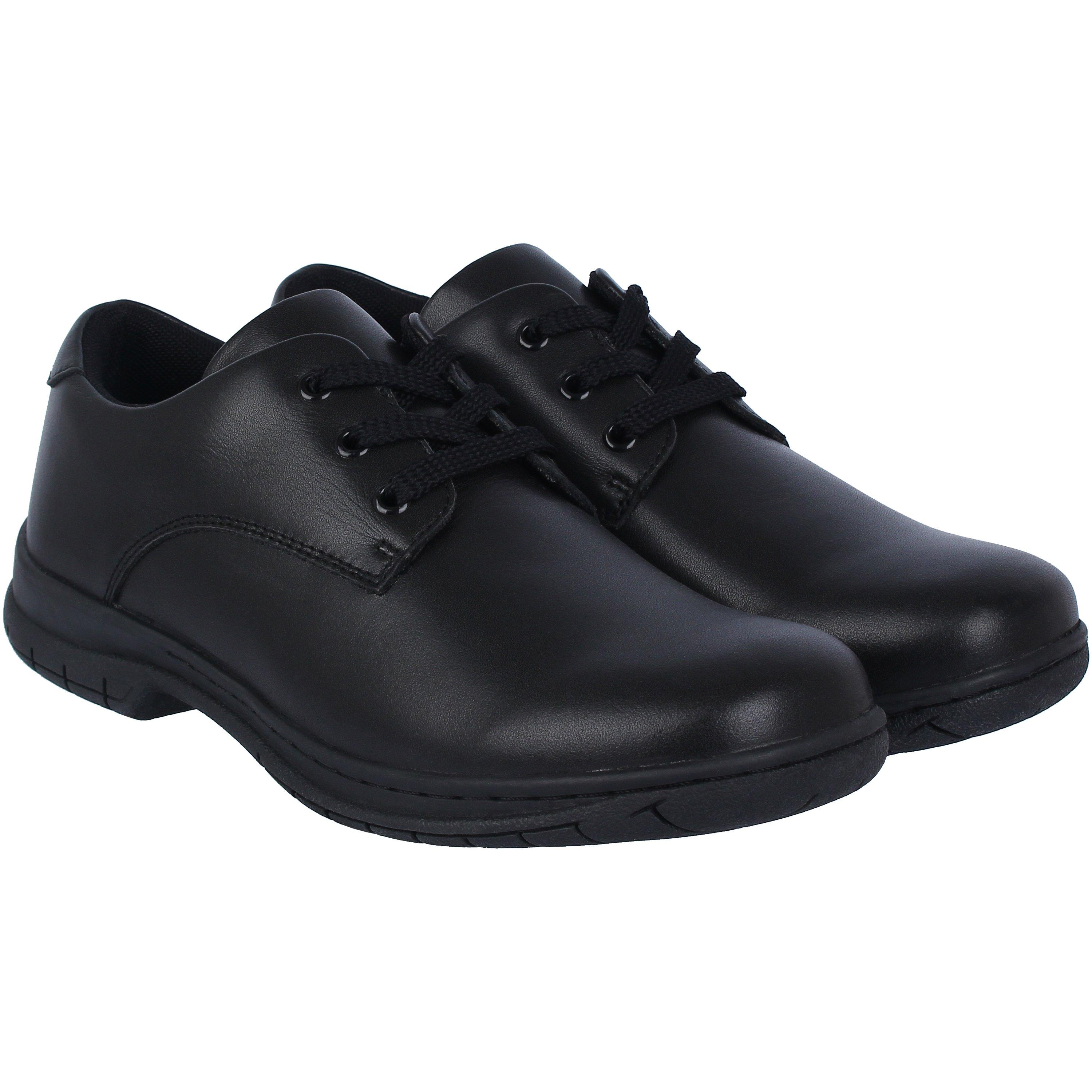 Black - Kangol - Churston Lace Up Junior Shoes - 5