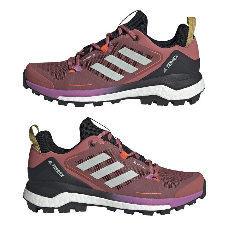 Wonred/Lingrn - adidas - Terrex Skychaser GORE-TEX 2.0 Hiking Shoes Juniors - 9