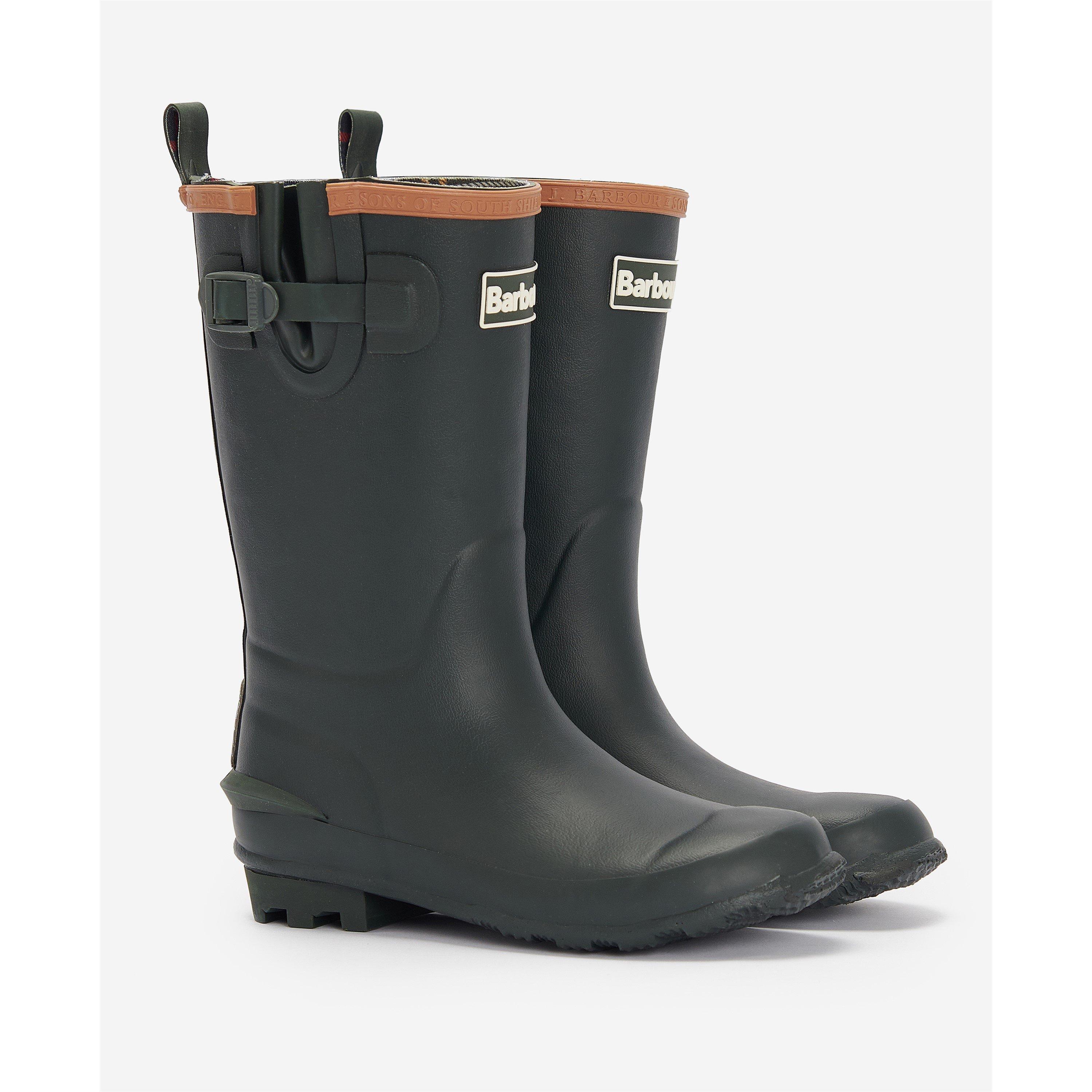 Olive OL51 - Barbour - Boys' Simonsde Wellington Boots - 3