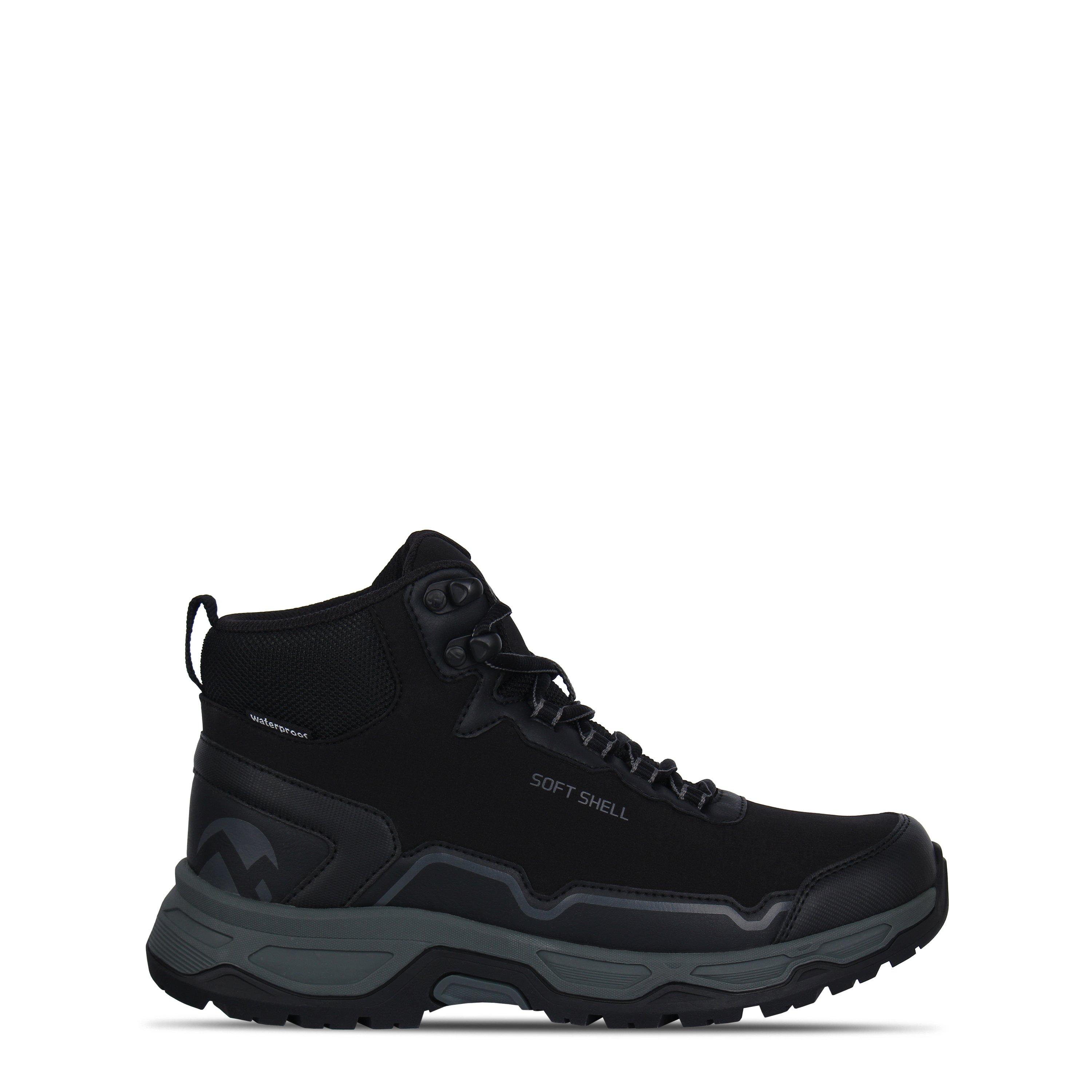 Gelert Boys Softshell Waterproof Walking Boots Juniors - Black - 6 (39)