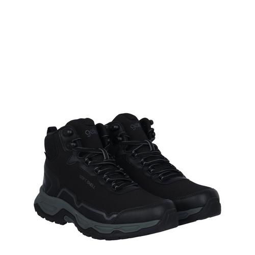 Black - Gelert - Softshell Mid Juniors Walking Boots - 3