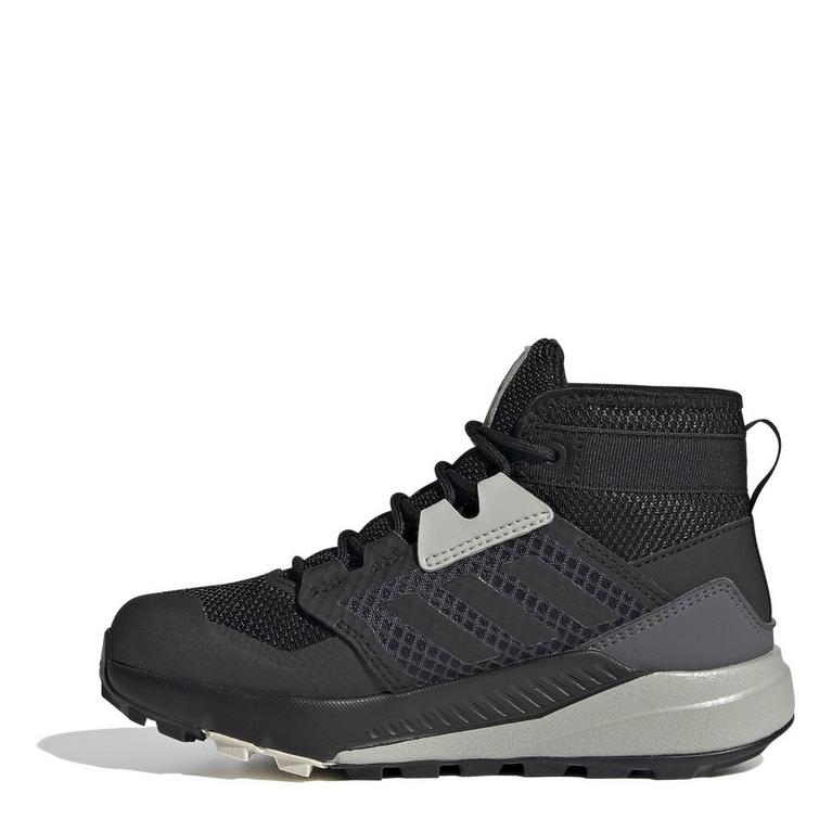 Noir - adidas - Terrex Trailmaker Mid RAIN.RDY Hiking Shoes Junior Boys - 2