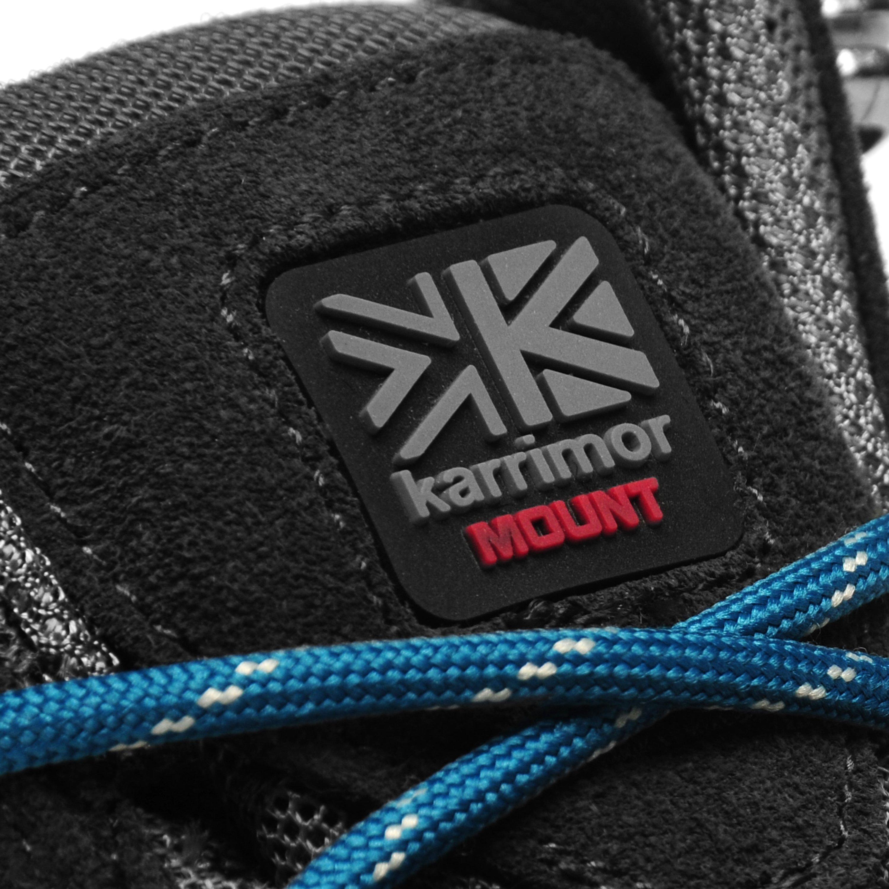 Grey/Teal - Karrimor - Mount Waterproof Walking Boots Juniors - 7