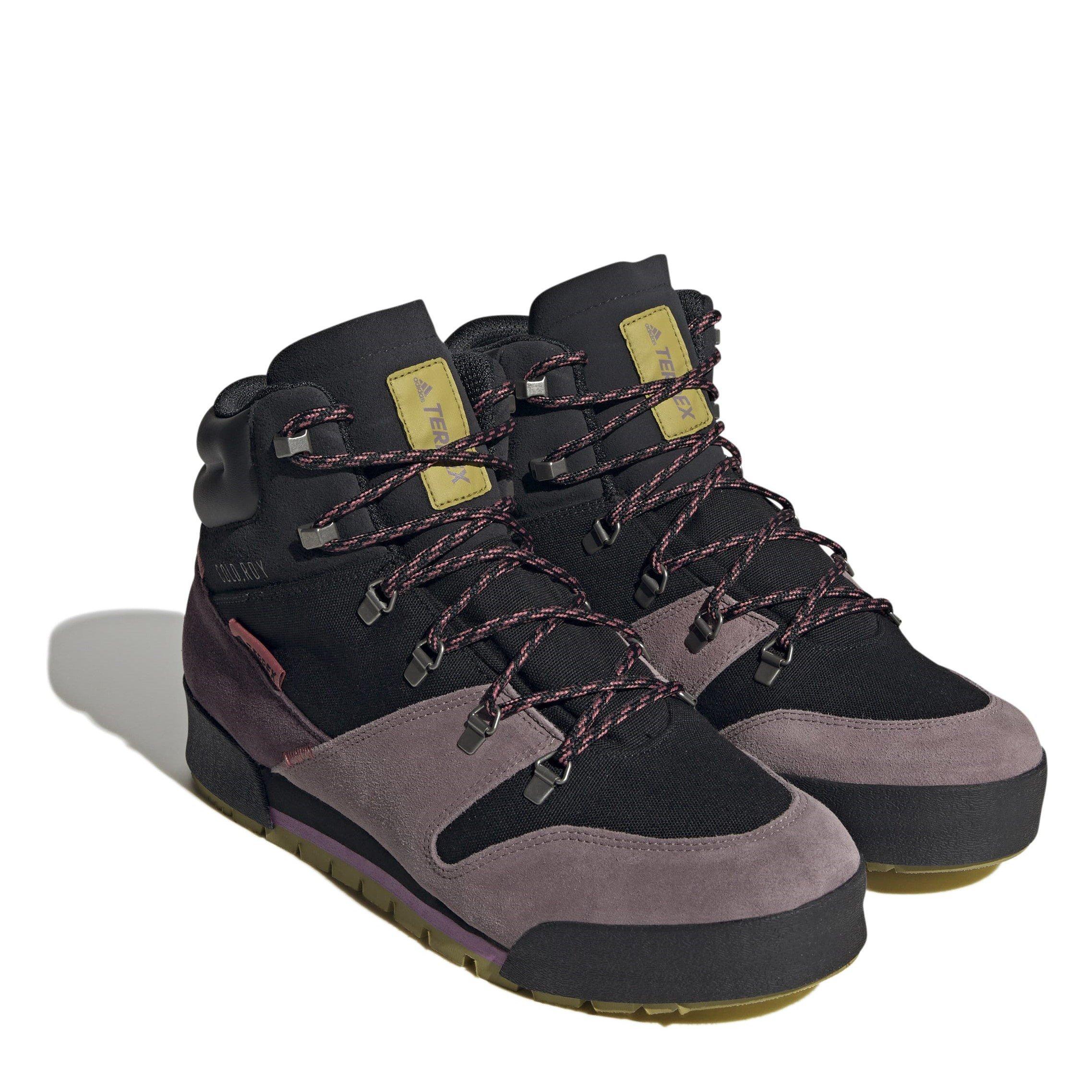 Black/Won Oxide - adidas - Terrex Snowpitch COLD.RDY Hiking Shoes Juniors - 3