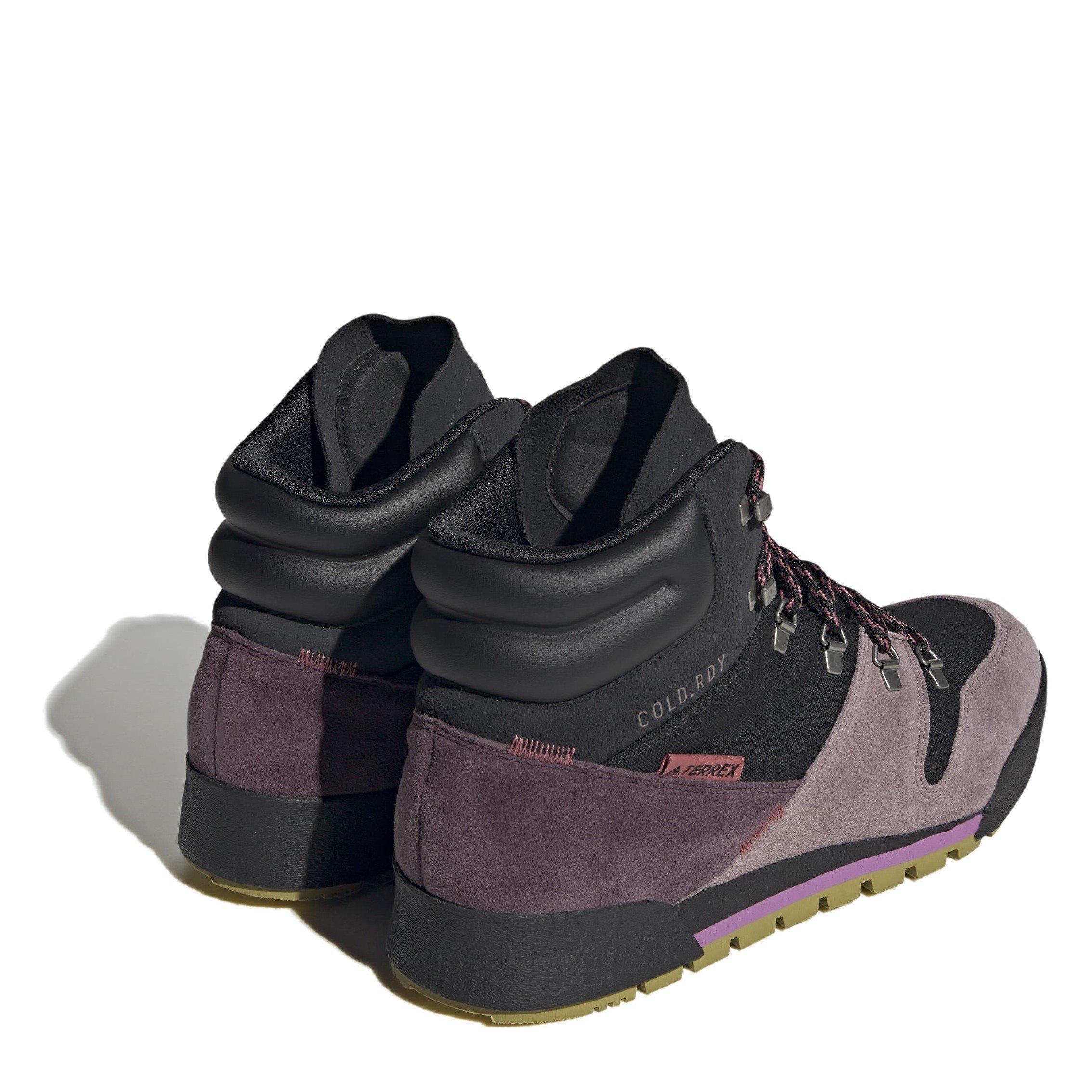 Black/Won Oxide - adidas - Terrex Snowpitch COLD.RDY Hiking Shoes Juniors - 4
