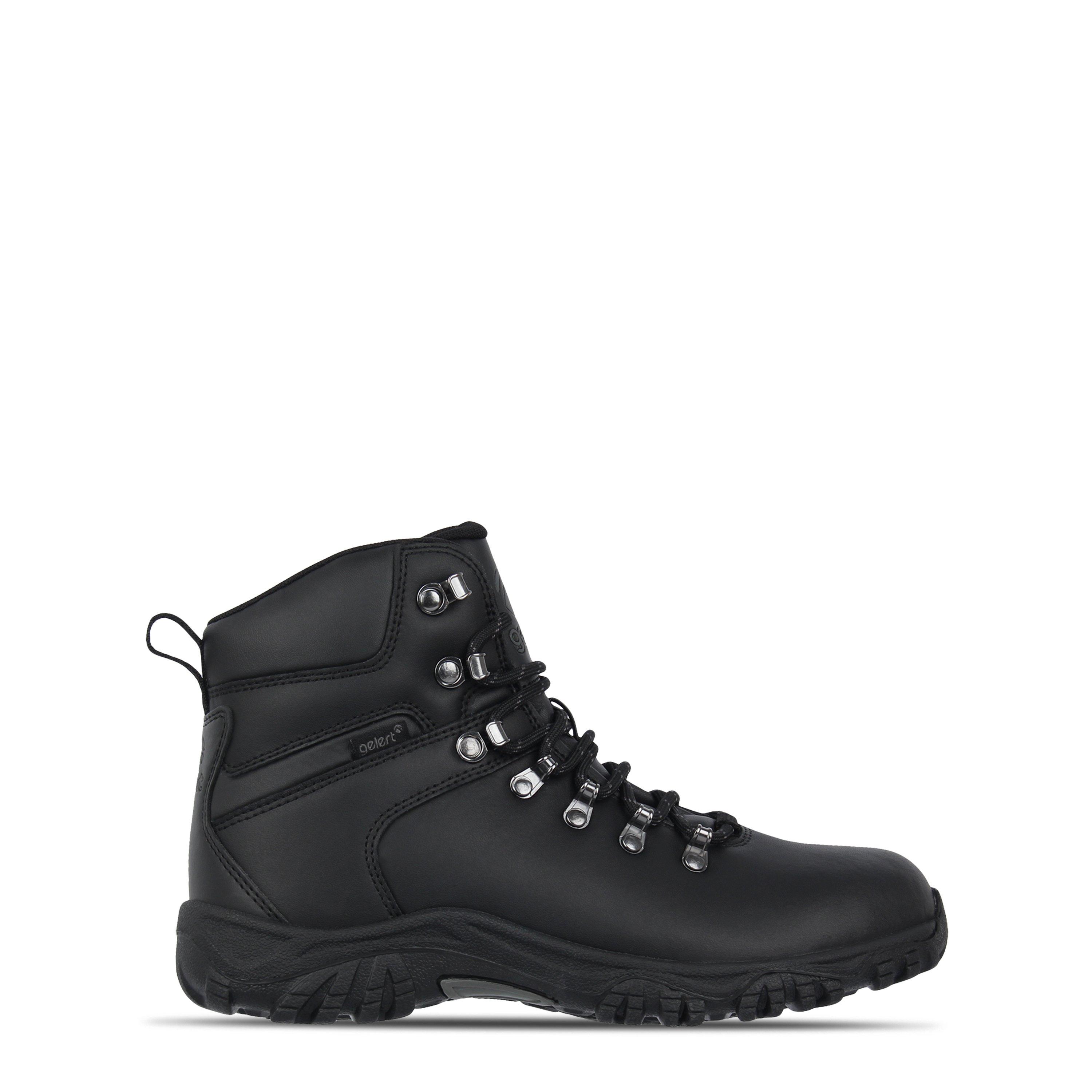 Black - Gelert - Leather Waterproof Walking Boots Junior - 1
