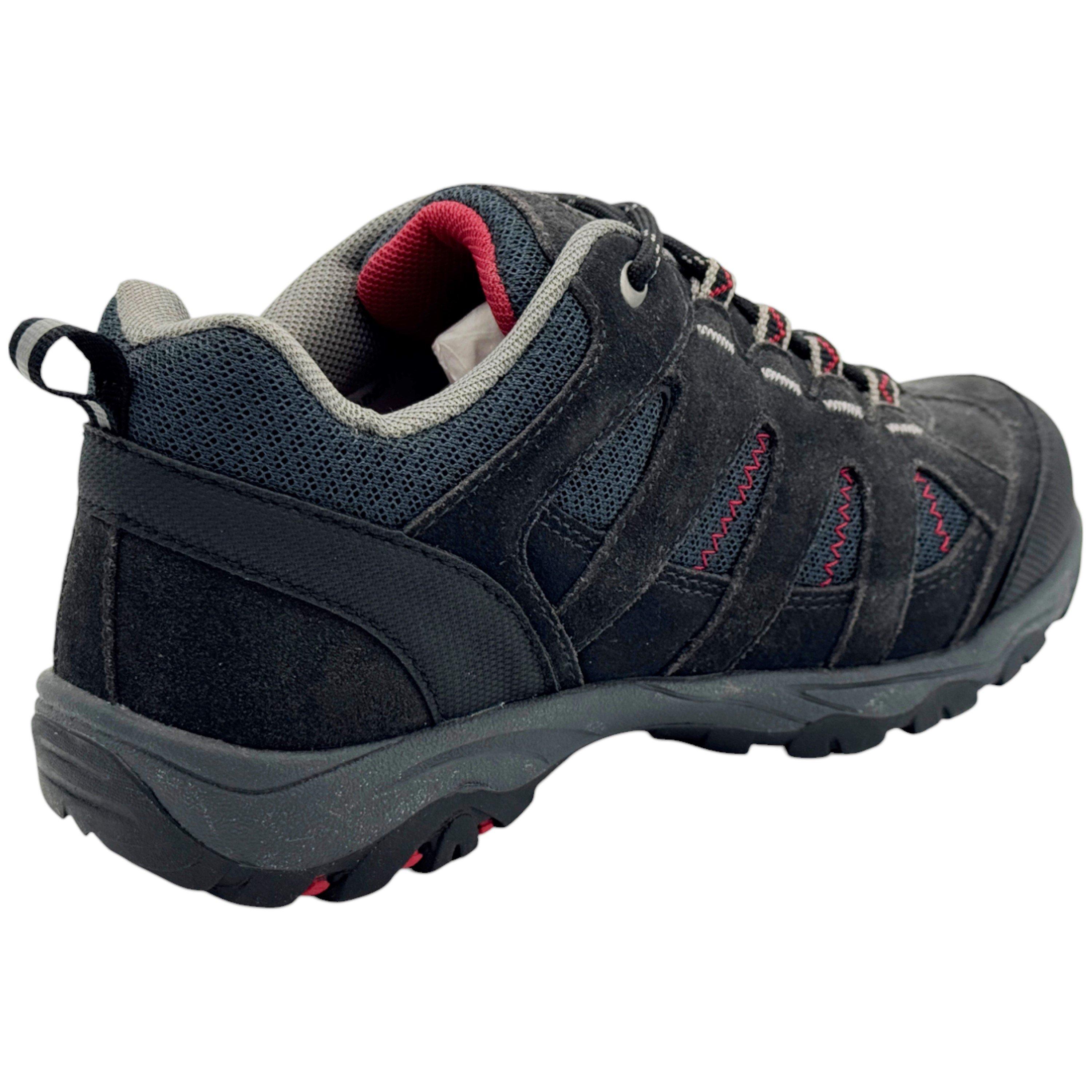 Black/Red - Karrimor - Mount Waterproof Walking Shoes Juniors - 4