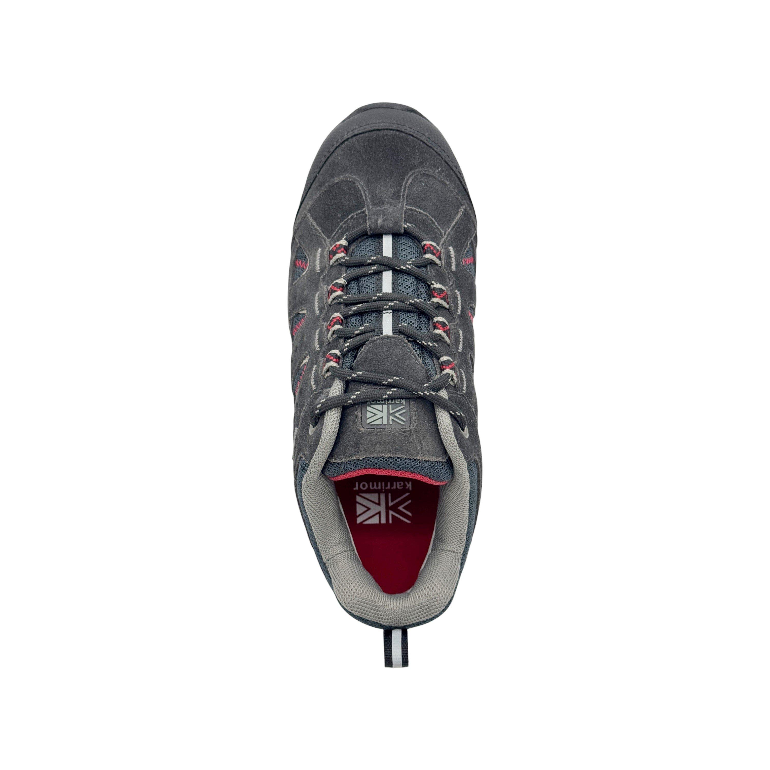 Black/Red - Karrimor - Mount Waterproof Walking Shoes Juniors - 5