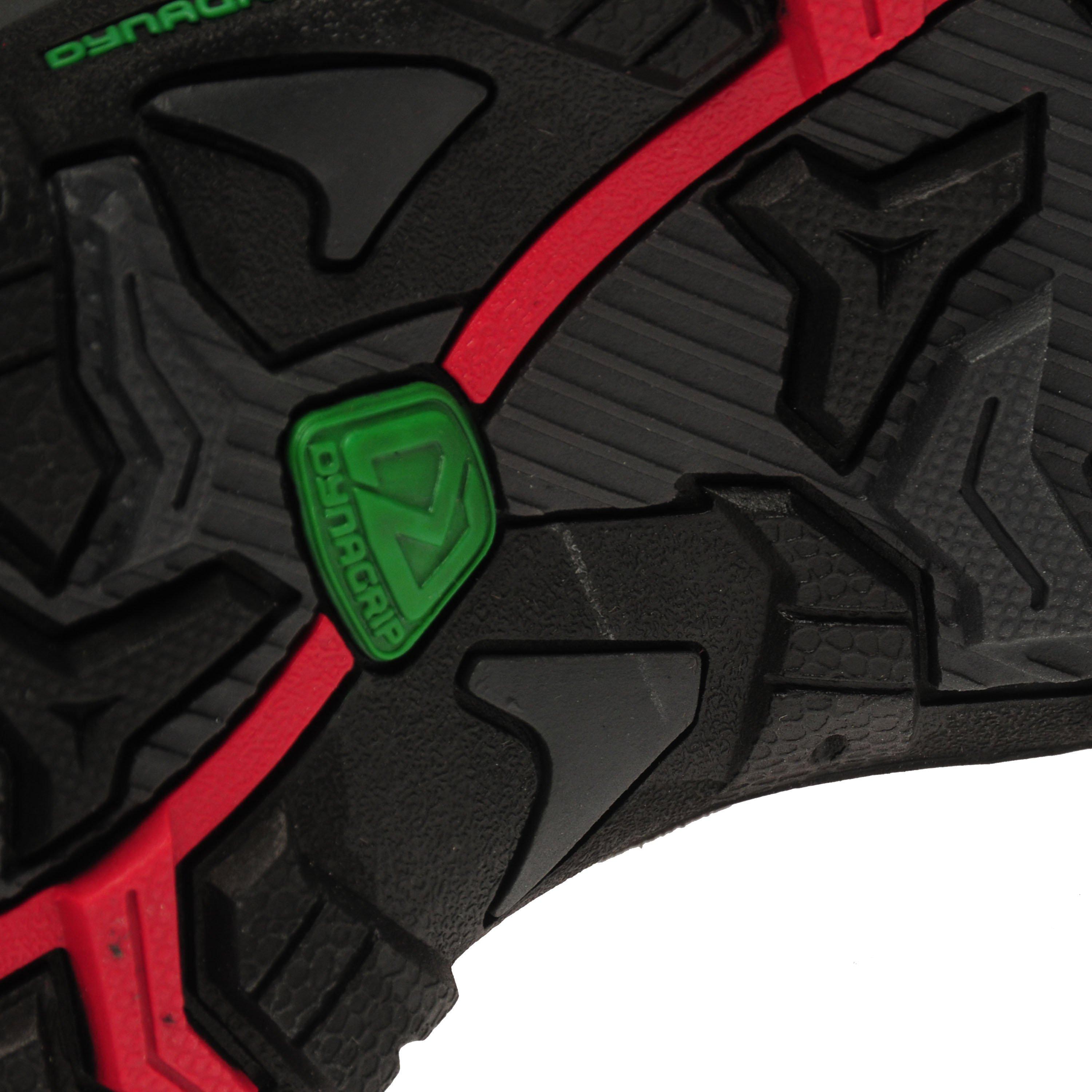 Black/Red - Karrimor - Mount Waterproof Walking Shoes Juniors - 8