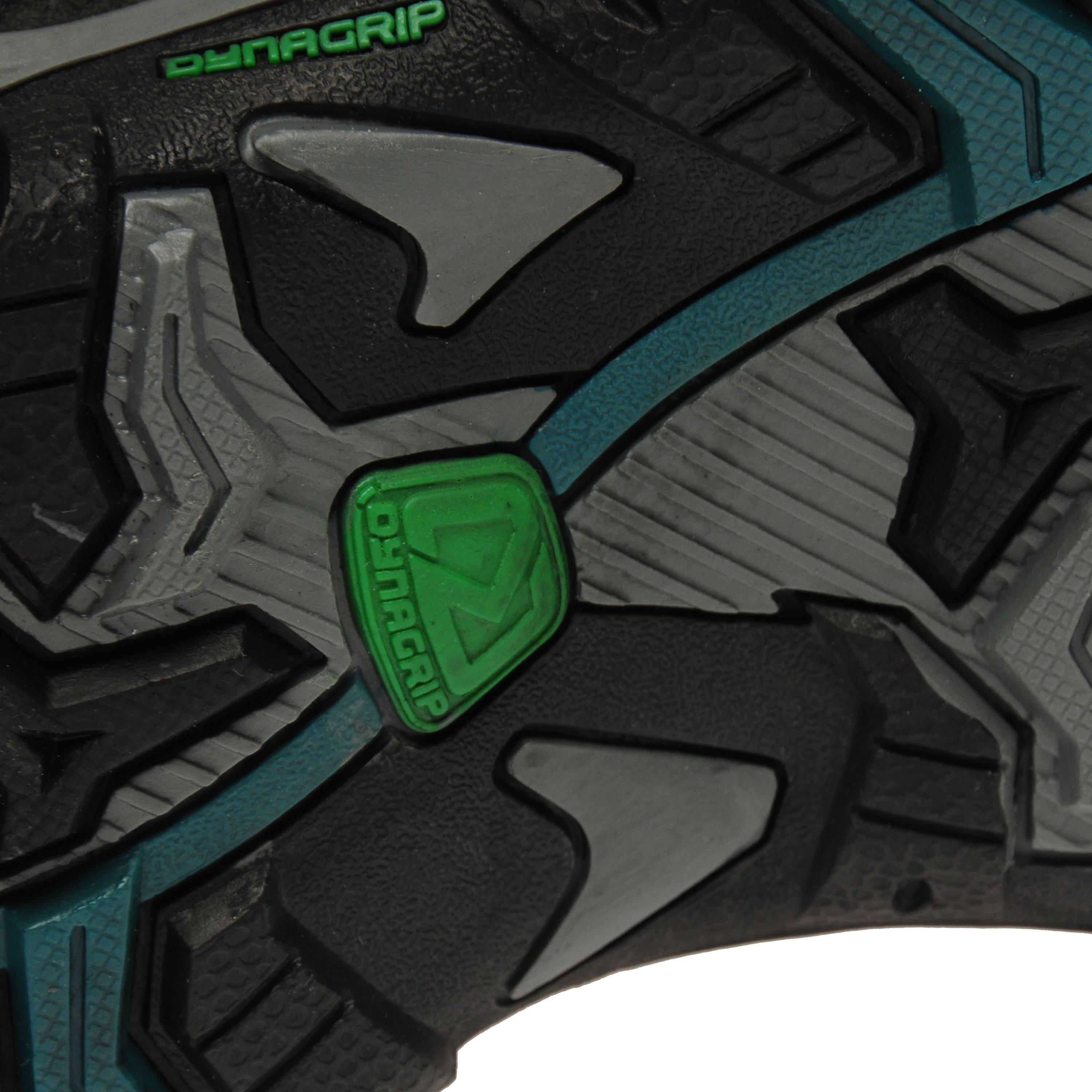 Grey/Teal - Karrimor - Mount Waterproof Walking Shoes Juniors - 8