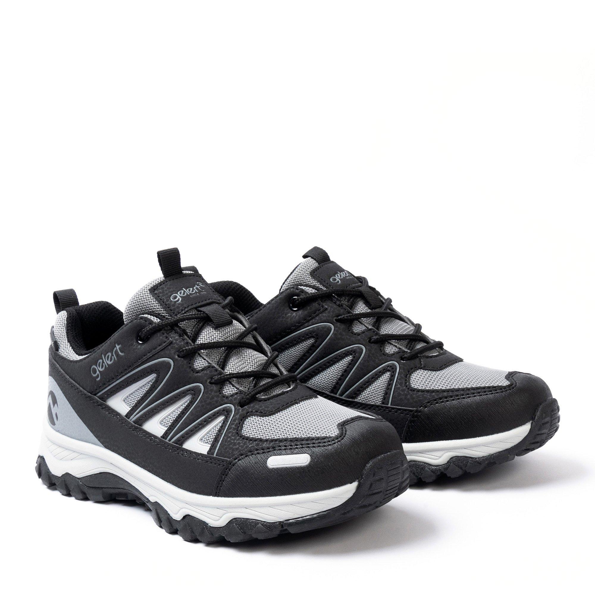 Zwart/Grijs - Gelert - Fell Waterproof Walking Shoes Juniors - 2