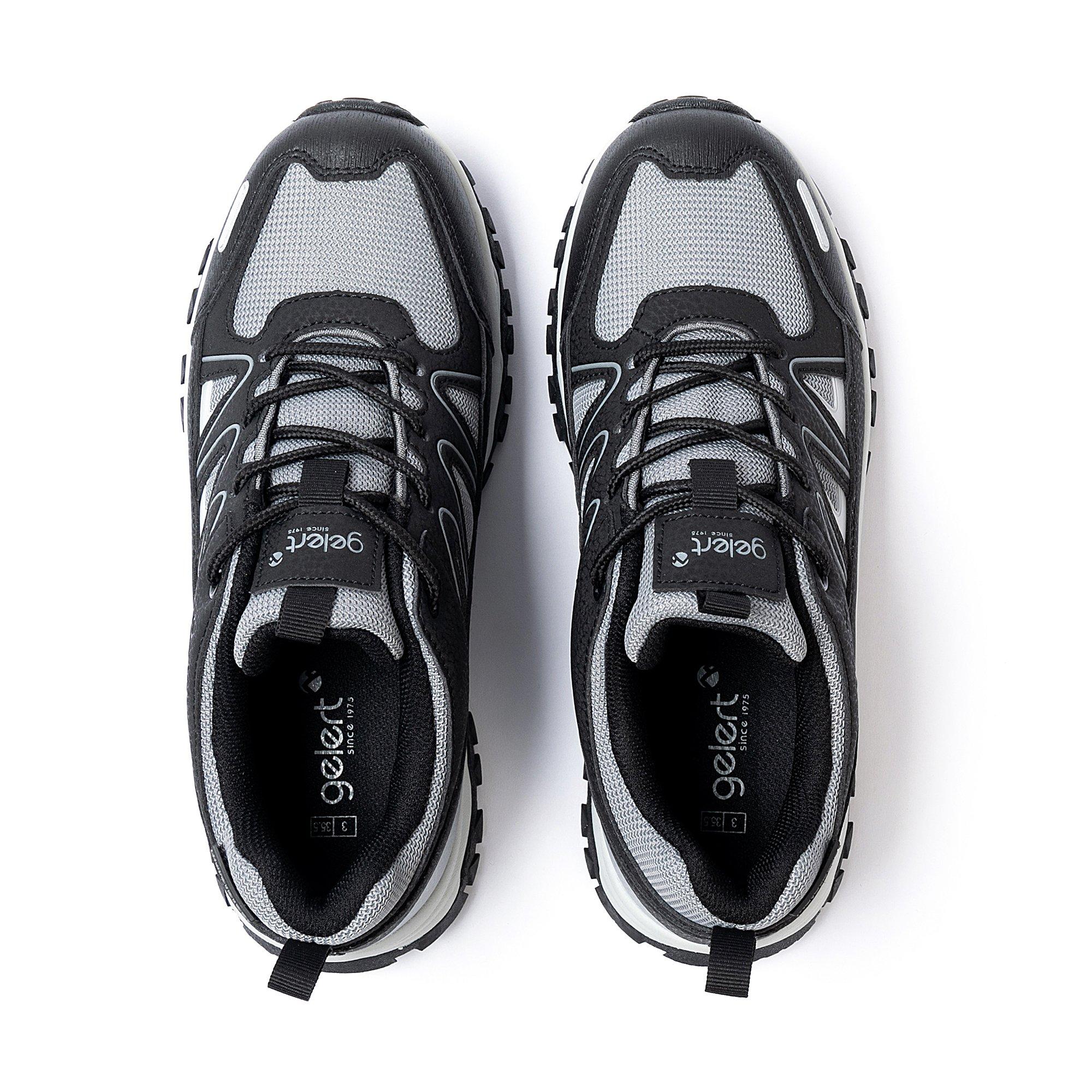 Zwart/Grijs - Gelert - Fell Waterproof Walking Shoes Juniors - 4