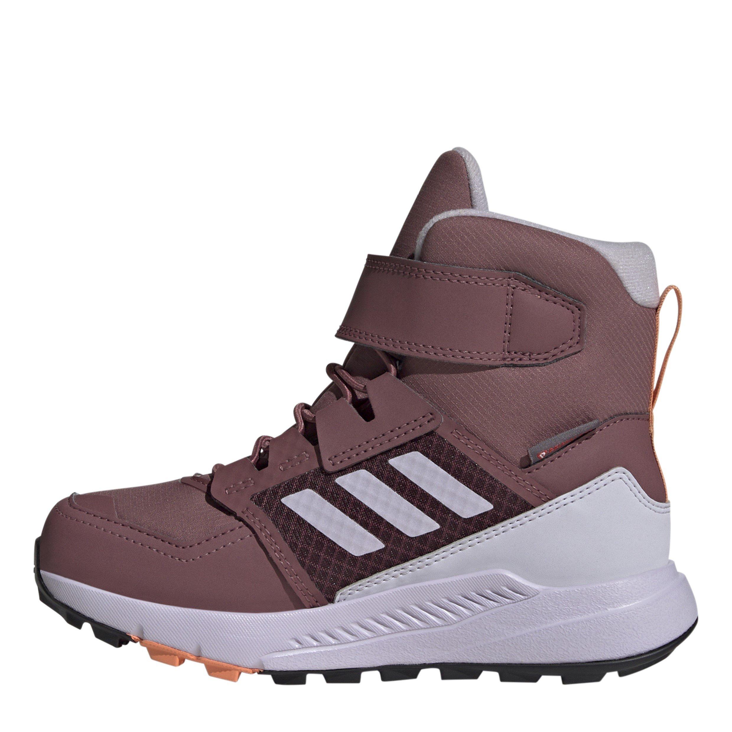 Quicri/Sild/Amb - adidas - Terrex Trailmaker High C.Rdy K Walking Shoes Unisex Kids - 2