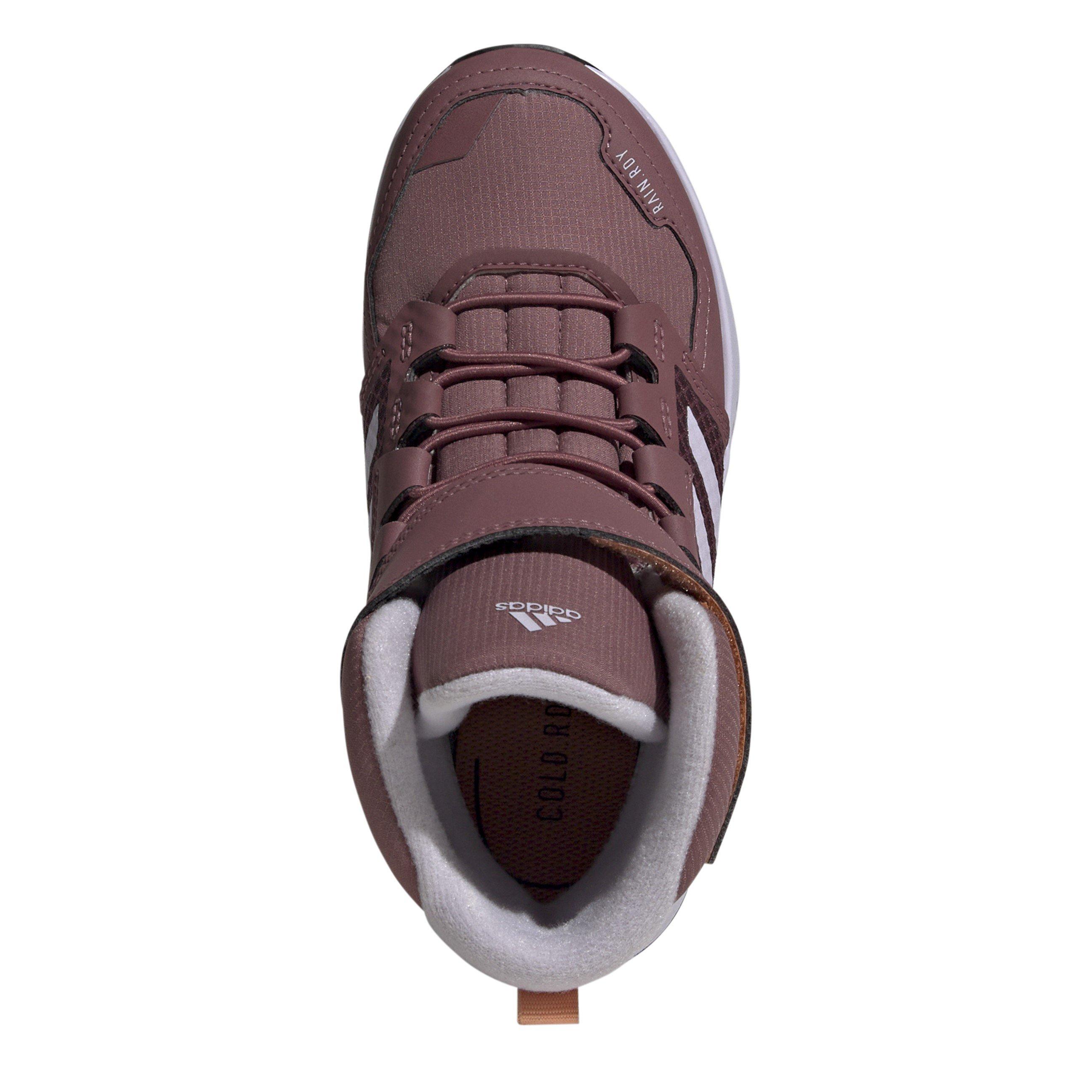 Quicri/Sild/Amb - adidas - Terrex Trailmaker High C.Rdy K Walking Shoes Unisex Kids - 5