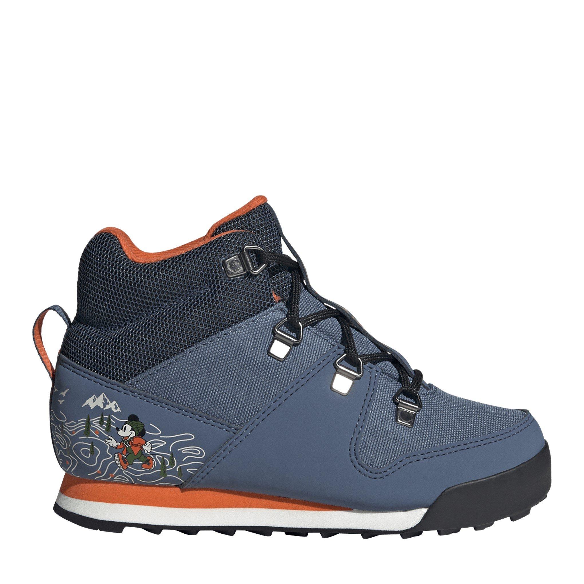 Adidas  Kids Kids' Terrex Snowpitch Walking Shoes - Black/Grey - 5 (38)