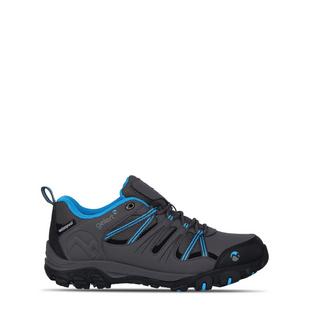 Charcoal/Blue - Gelert - Horizon Low WP Juniors Walking Shoes - 1