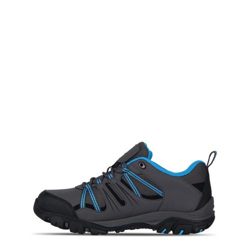 Charcoal/Blue - Gelert - Horizon Low WP Juniors Walking Shoes - 2
