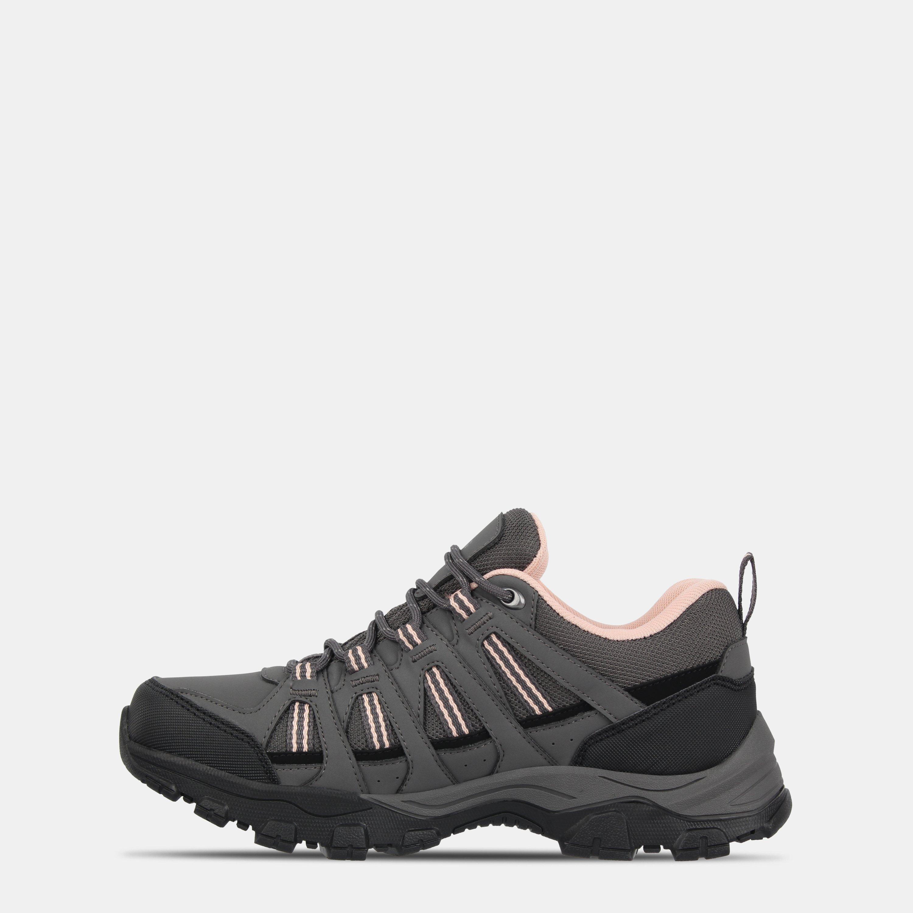 Kohle/Rosa - Gelert - Horizon Low Waterproof Walking Shoes Junior - 2