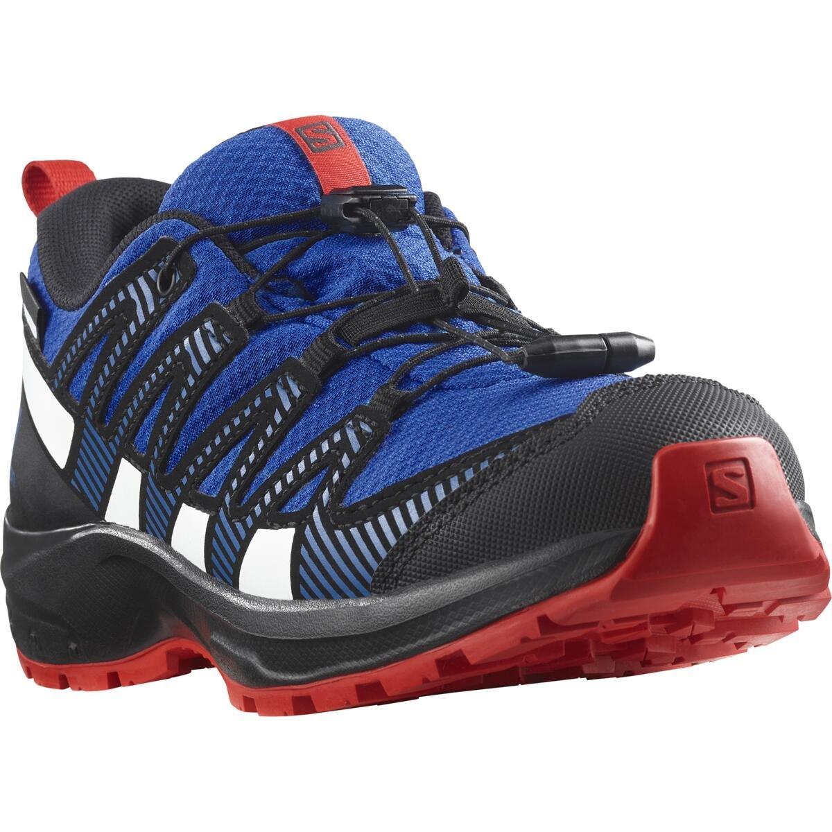 Lapis Blauw/Zwart - Salomon - XA Pro V8 Waterproof Trail Running Shoe Juniors - 2