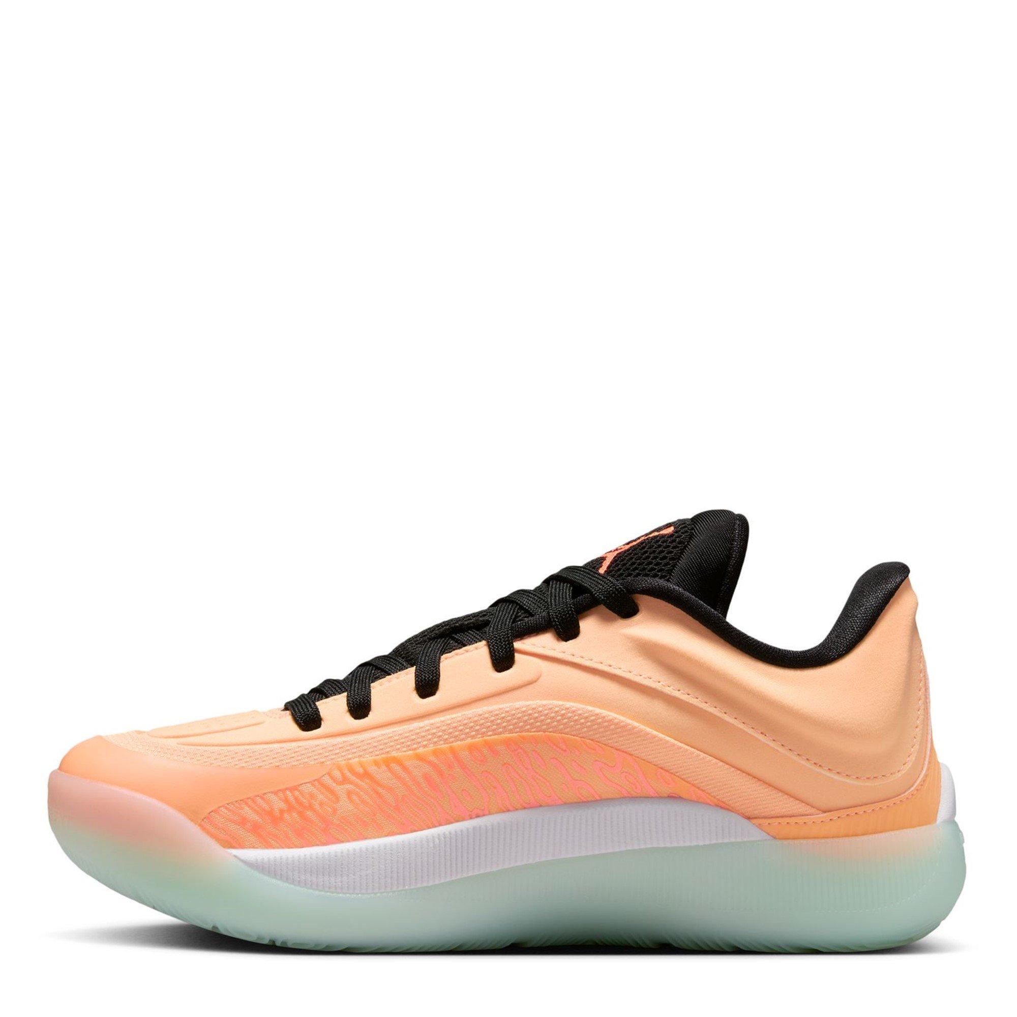 Noir/Pêche - Air Jordan - Kids' Zion Basketball Trainers - 2