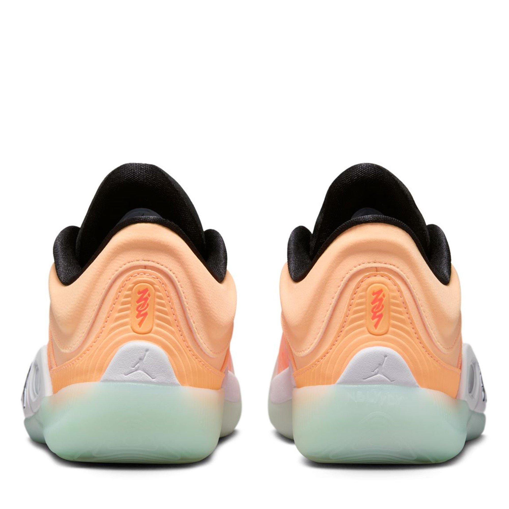 Noir/Pêche - Air Jordan - Kids' Zion Basketball Trainers - 5