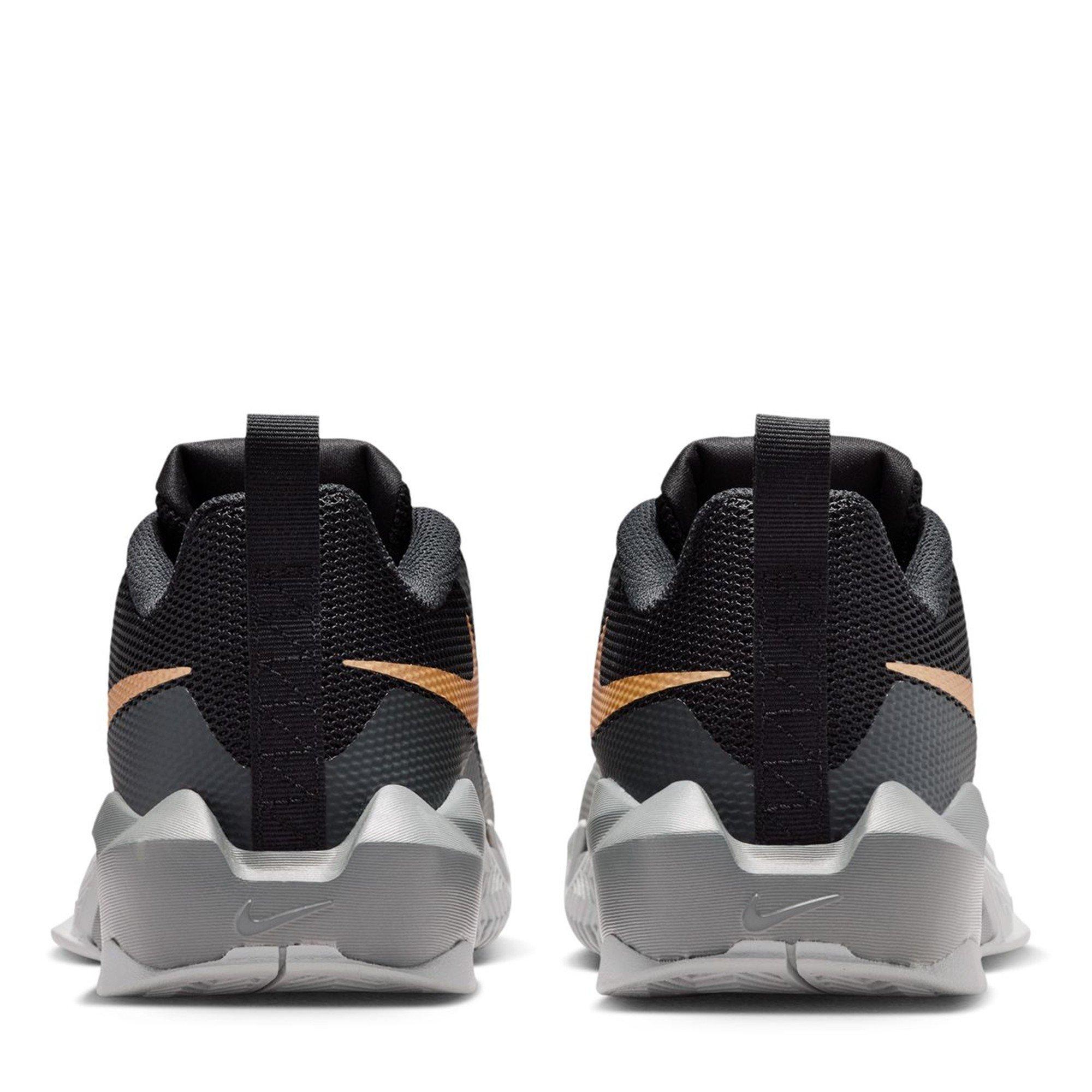 Black/Mtlc Gold - Nike - Kids' Basketball Trainers - 5