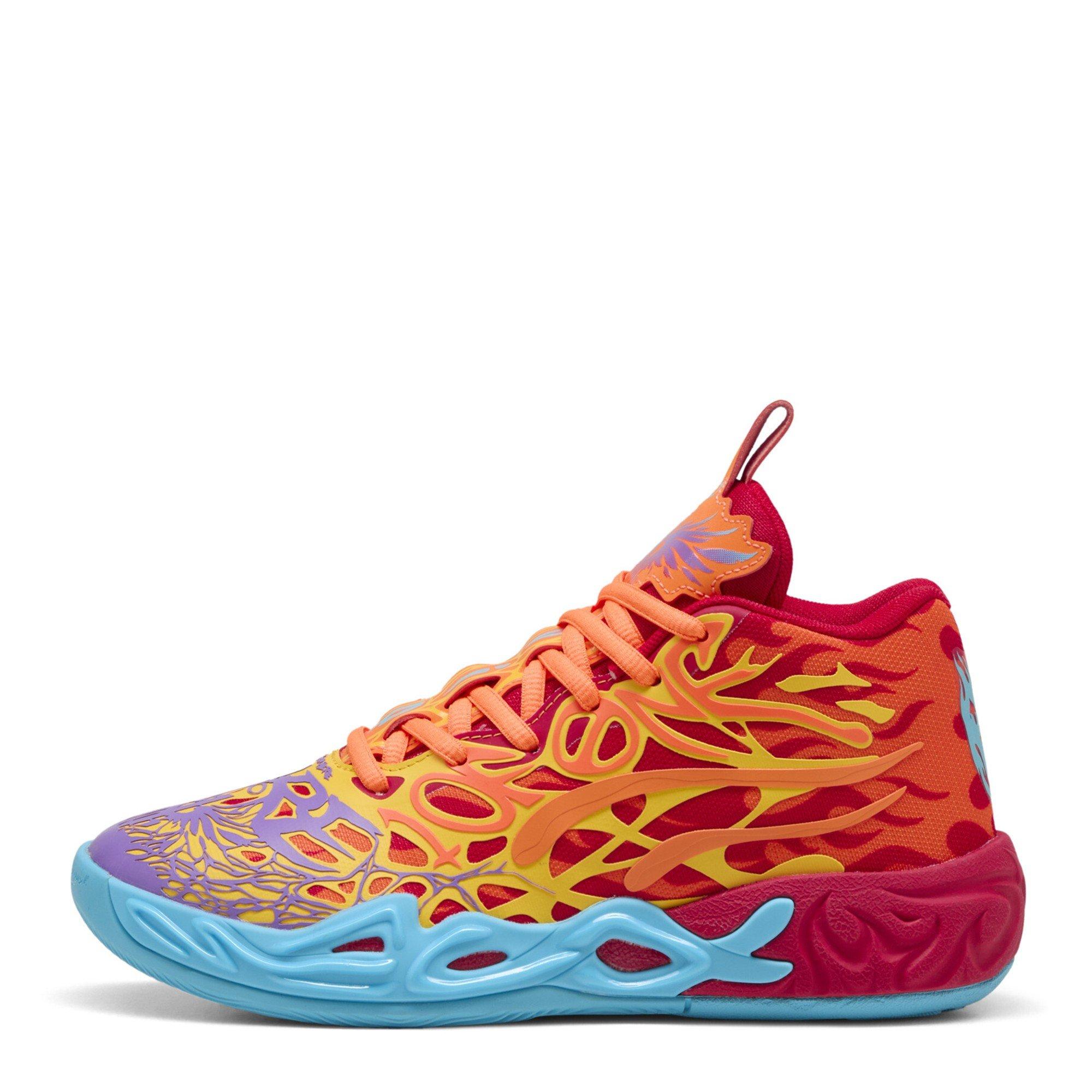 Red-Orange Gl - Puma - Puma Mb.04 Phoenix Jr Basketball Trainers Unisex Kids - 2