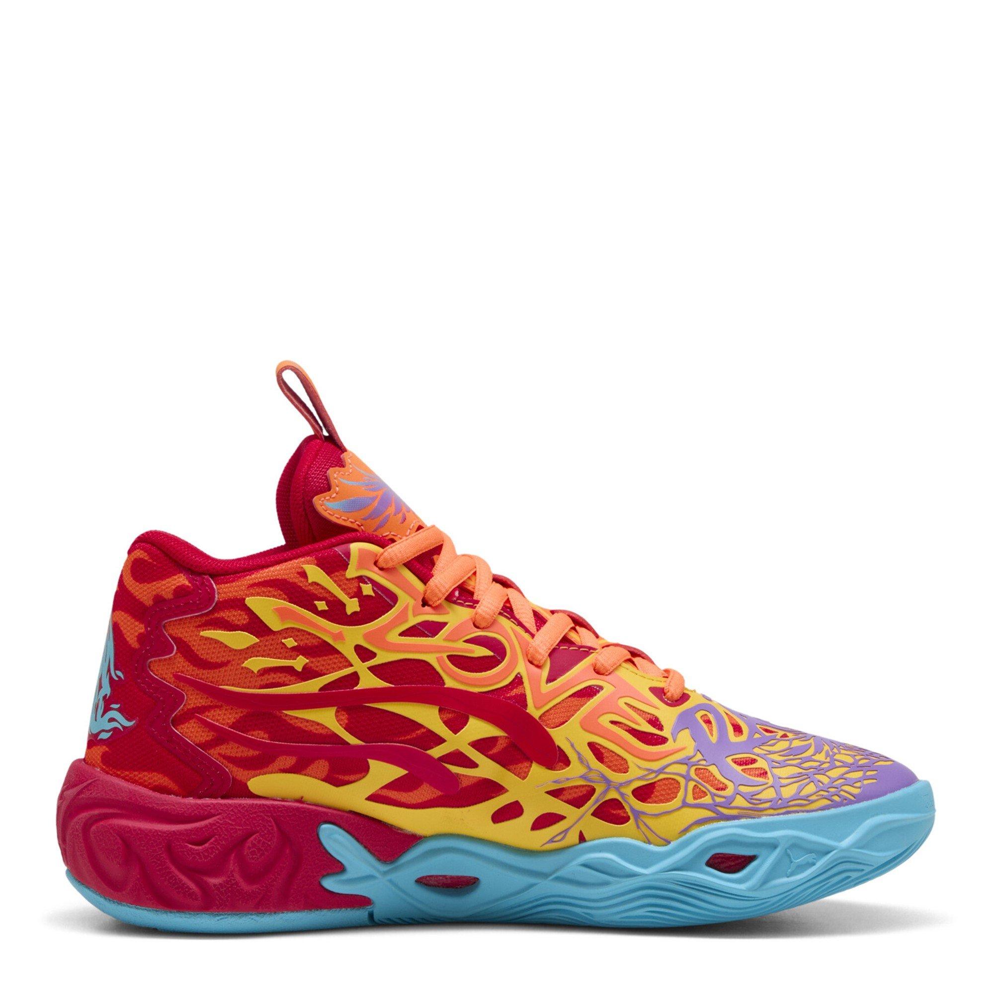 Red-Orange Gl - Puma - Puma Mb.04 Phoenix Jr Basketball Trainers Unisex Kids - 4