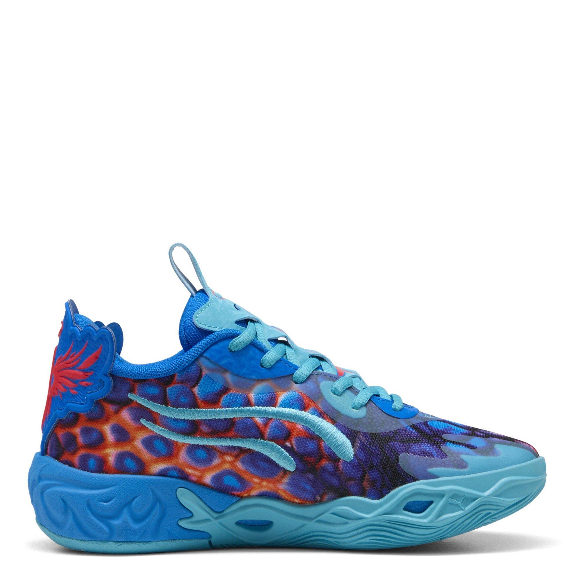 Ultr Blu-Lumnou - Puma - Puma Mb.04 Lo Alien Skins Jr Basketball Trainers Unisex Kids - 4