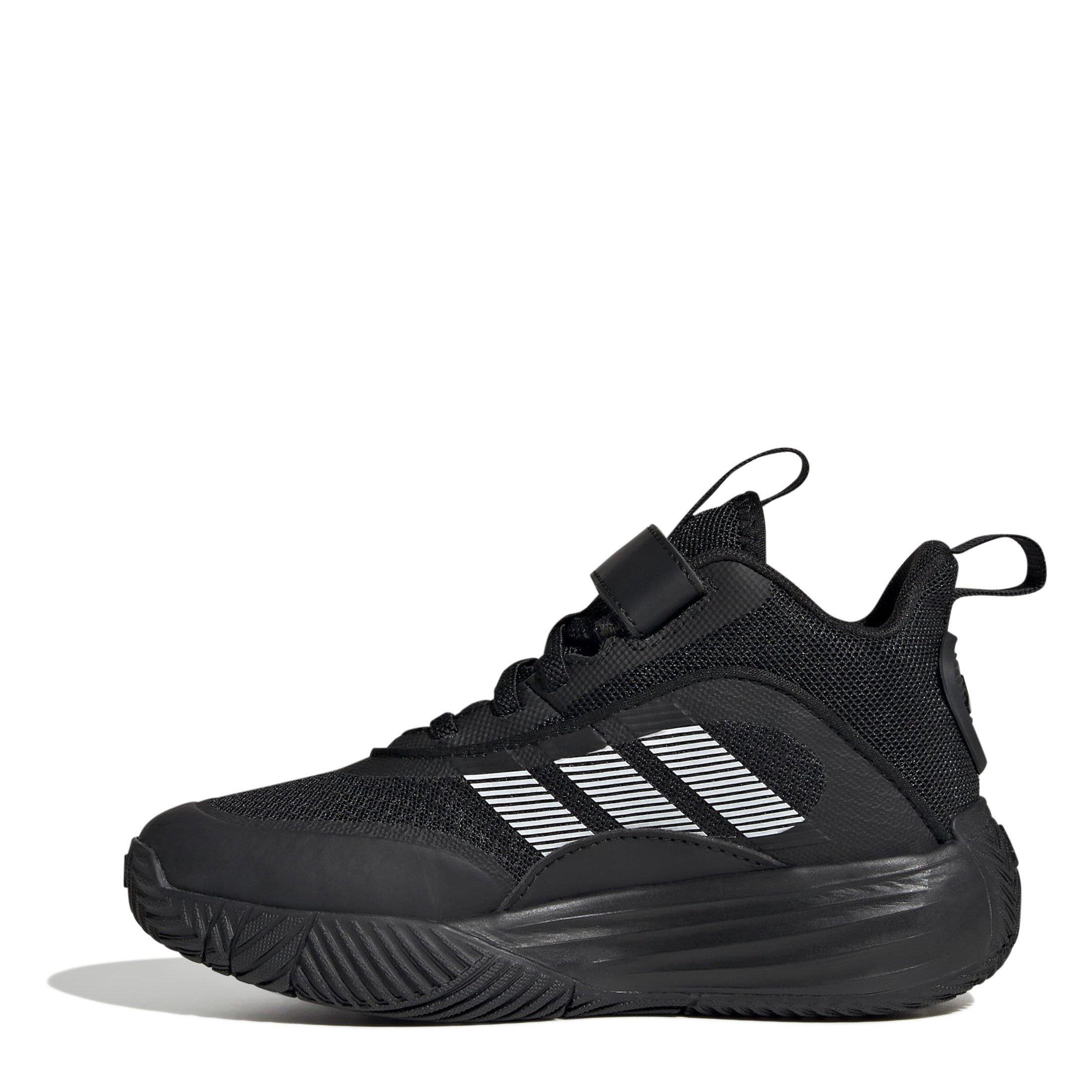 CBLACK/FTWWHT/C - adidas - Ownthegame Basketball Trainers - 2