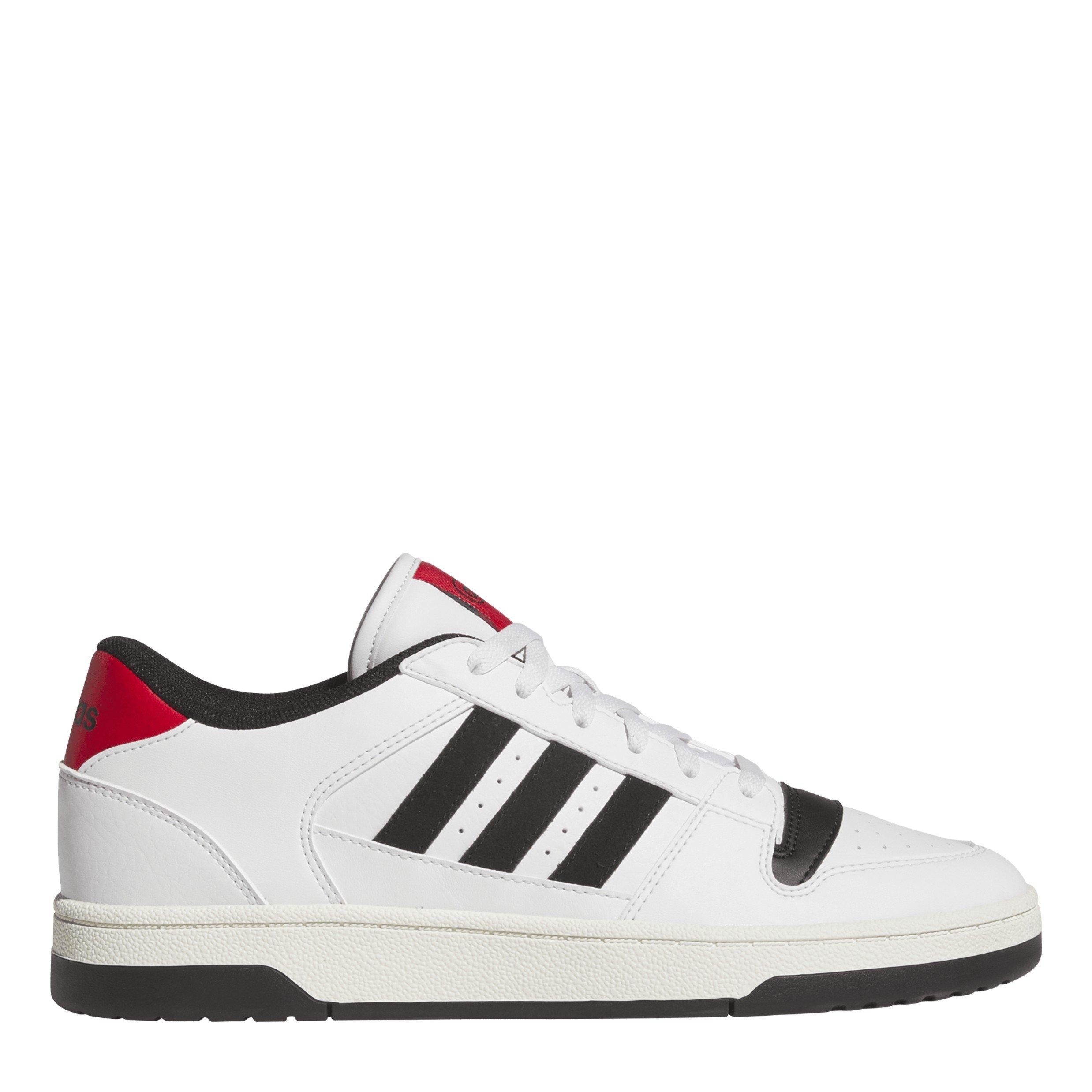 Adidas Boys Kids' Break Start Basketball Trainers - Core White - 4 (36.5)